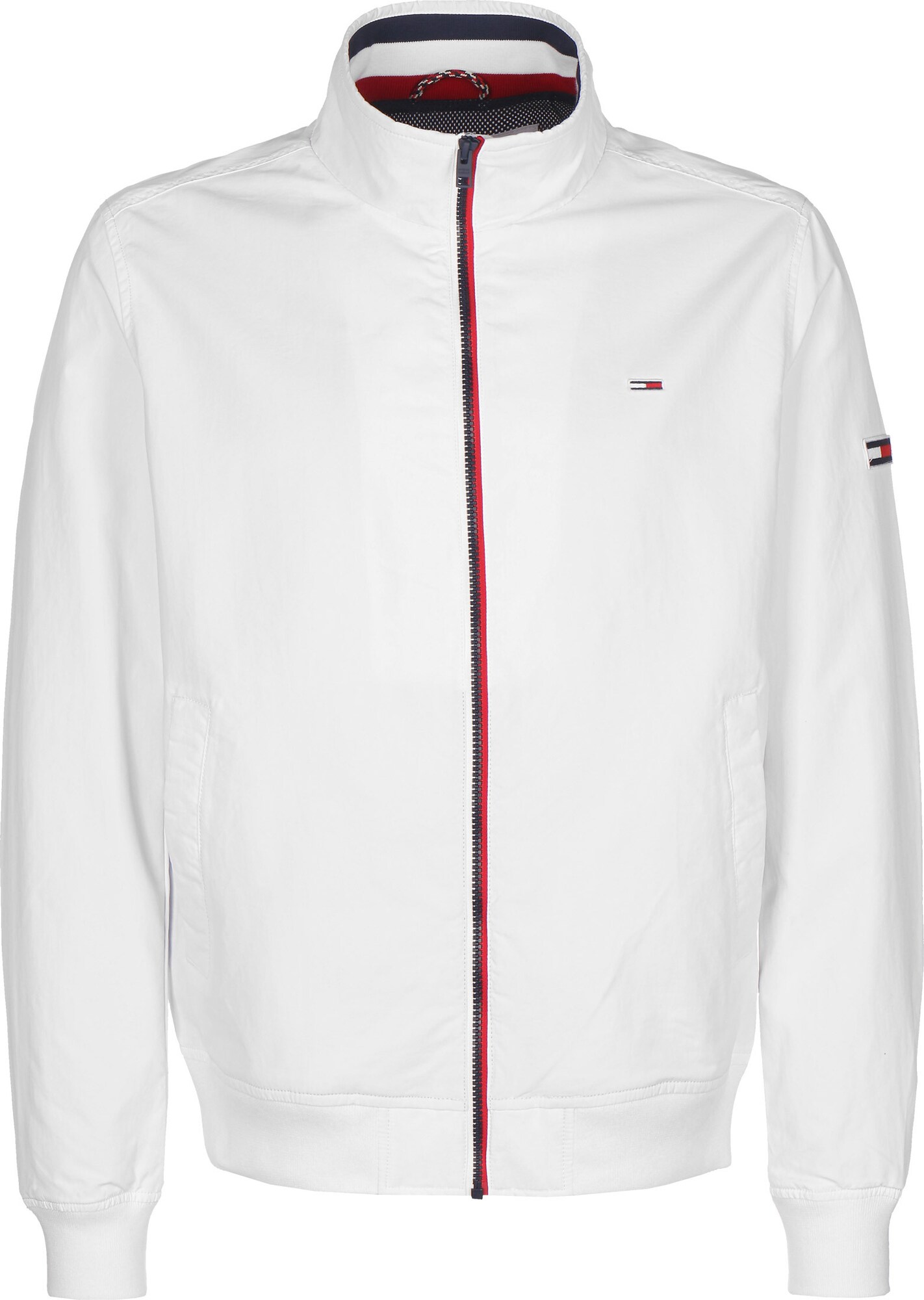 Tommy Jeans Demisezoninė striukė ' Sportswear '  balta