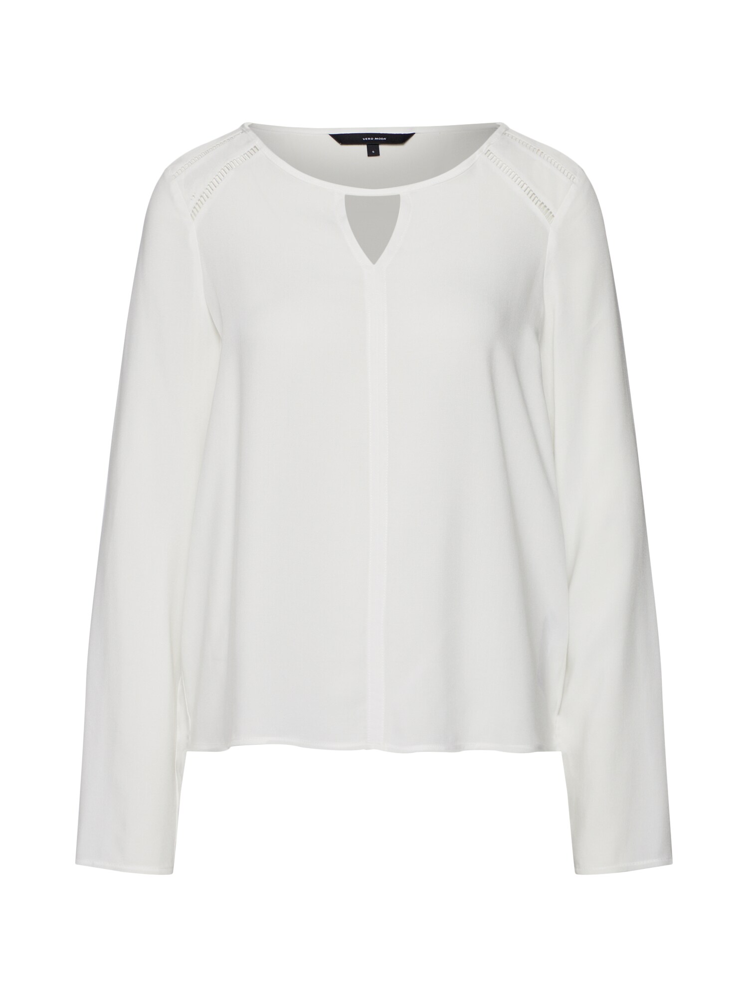 Vero Moda Dames Blouse Vmbela Boca Top Wit vero moda kopen in de aanbieding