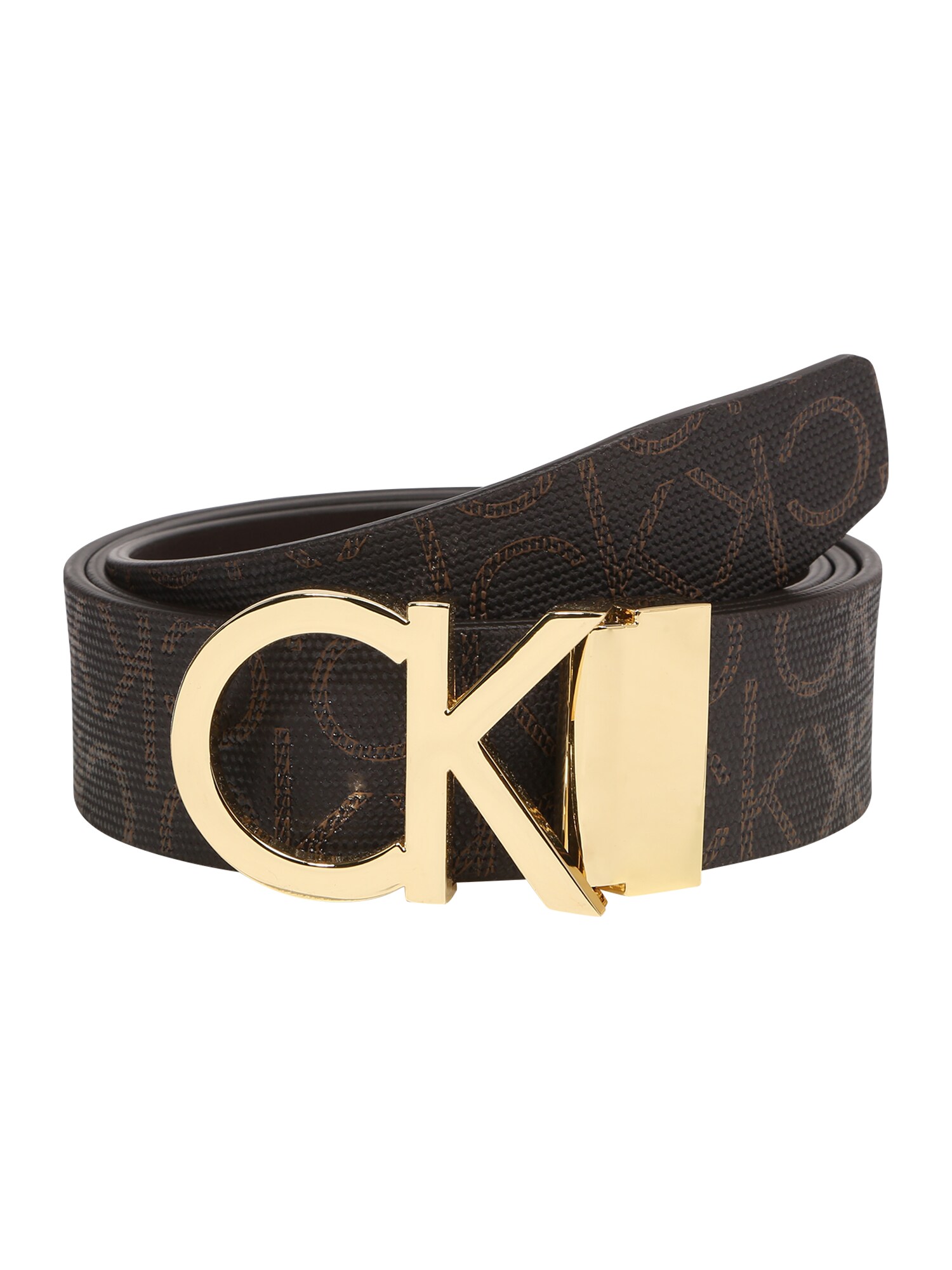 Calvin Klein Diržas 'NEW MONO 3.5CM'  ruda / auksas