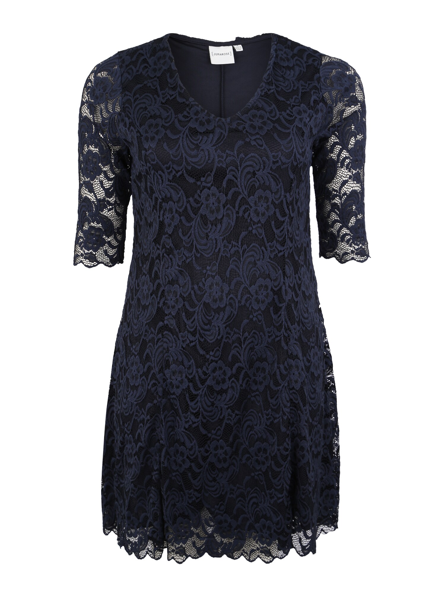 Junarose Dames Jurk Jrnewemma 34 Sl Above Knee Dress Donkerblauw junarose kopen in de aanbieding