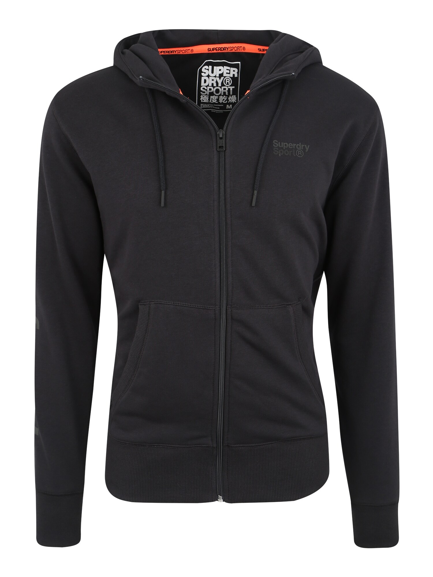 Superdry Heren Sportsweatvest Core Sport Zwart superdry kopen in de aanbieding