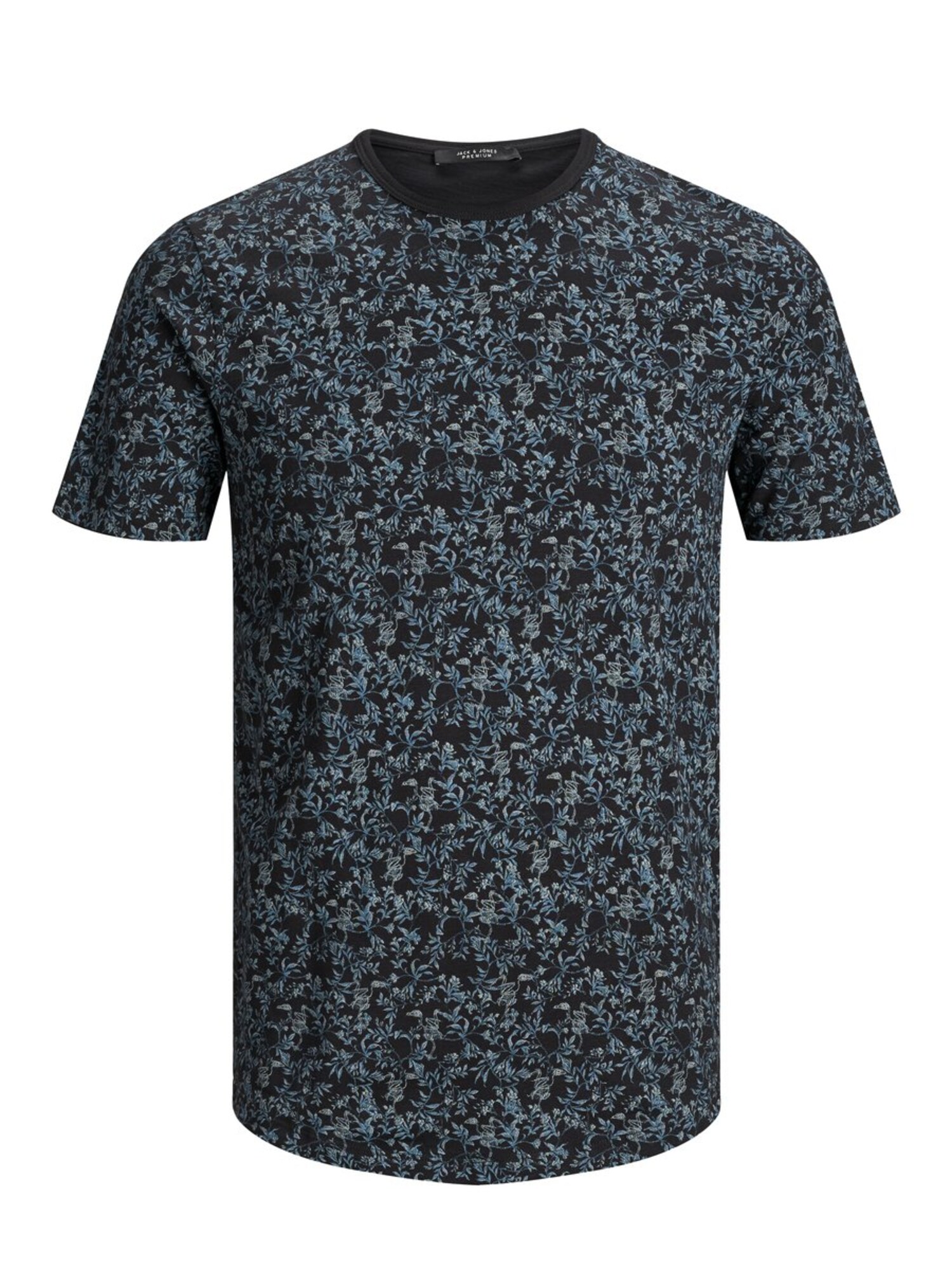 Jack And Jones Heren Shirt Lichtblauw Zwart jack and jones kopen in de aanbieding