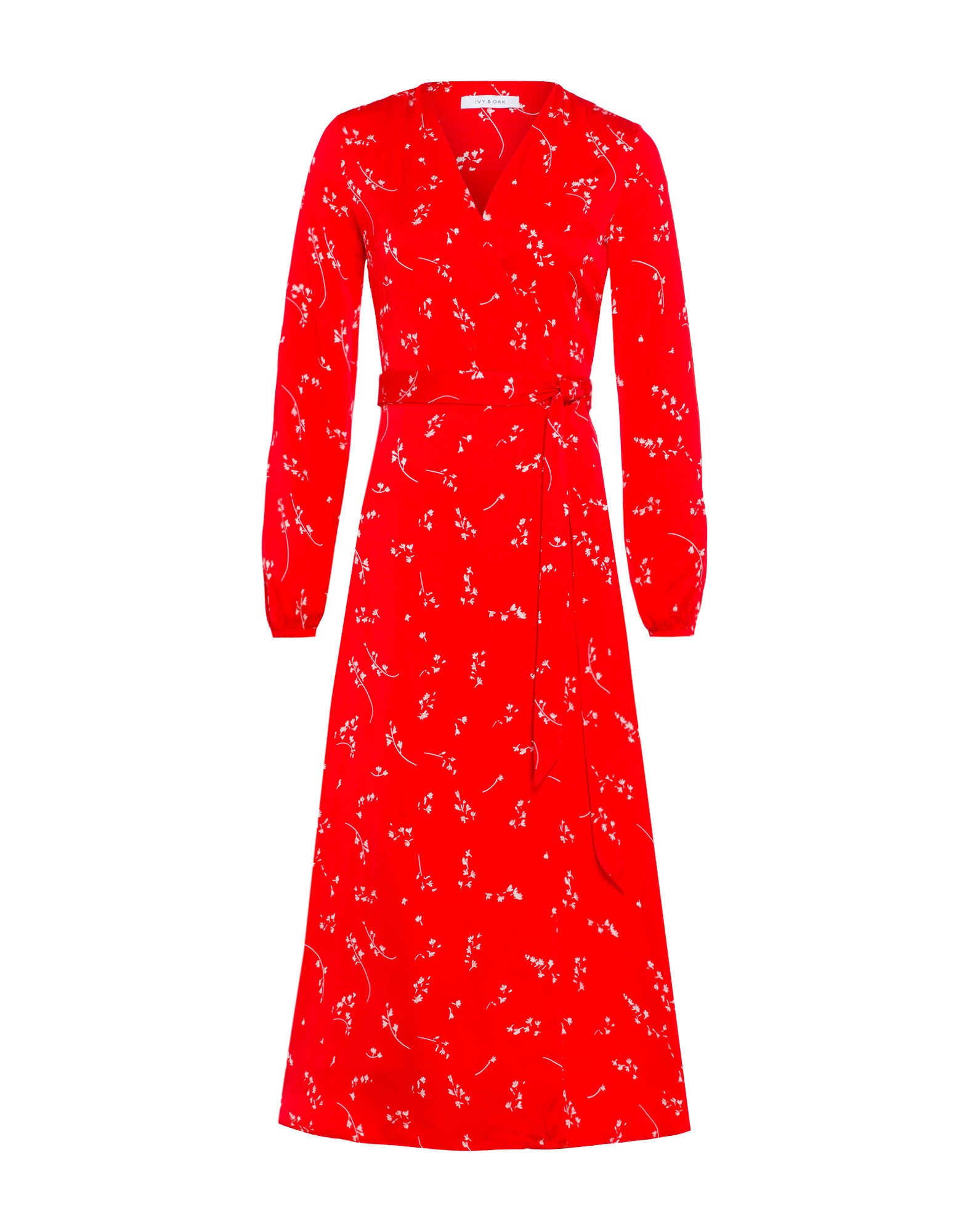 Ivy Oak Dames Jurk Lichtrood Wit ivy oak kopen in de aanbieding