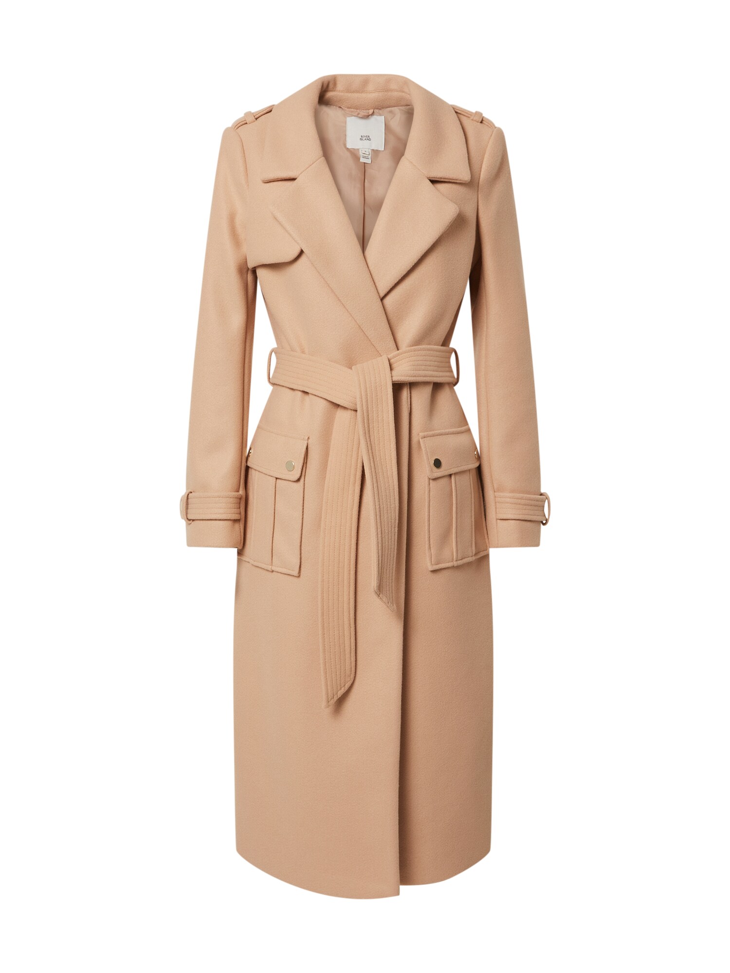 River Island Rudeninis-žieminis paltas  tamsi smėlio