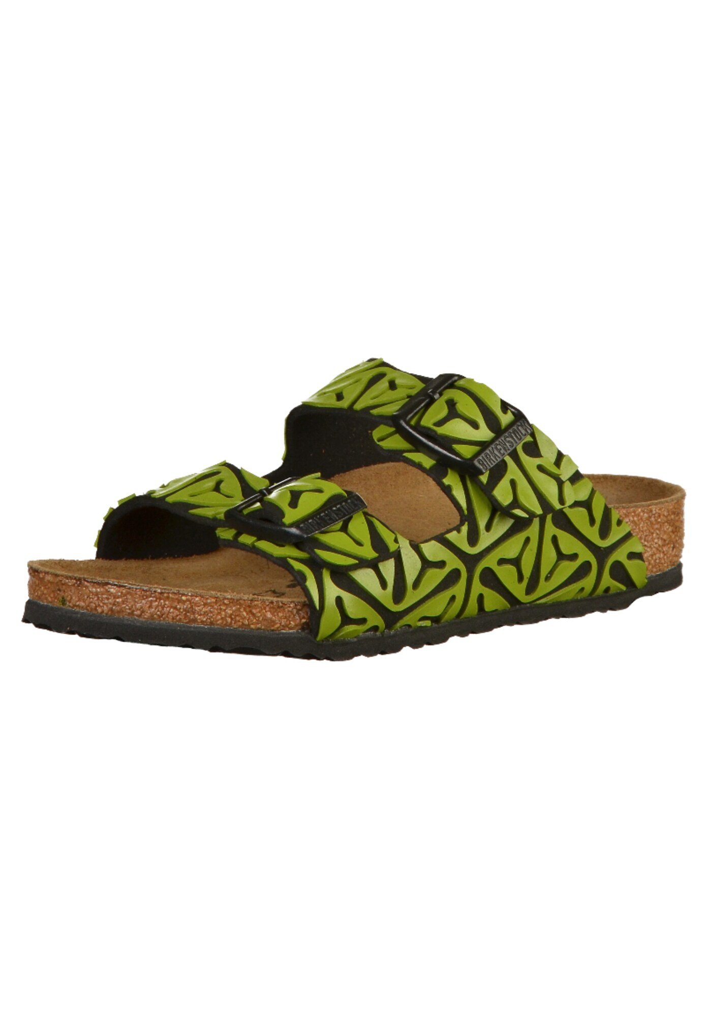 Birkenstock Meisjes Open Schoenen Arizona Limoen Donkergroen birkenstock kopen in de aanbieding