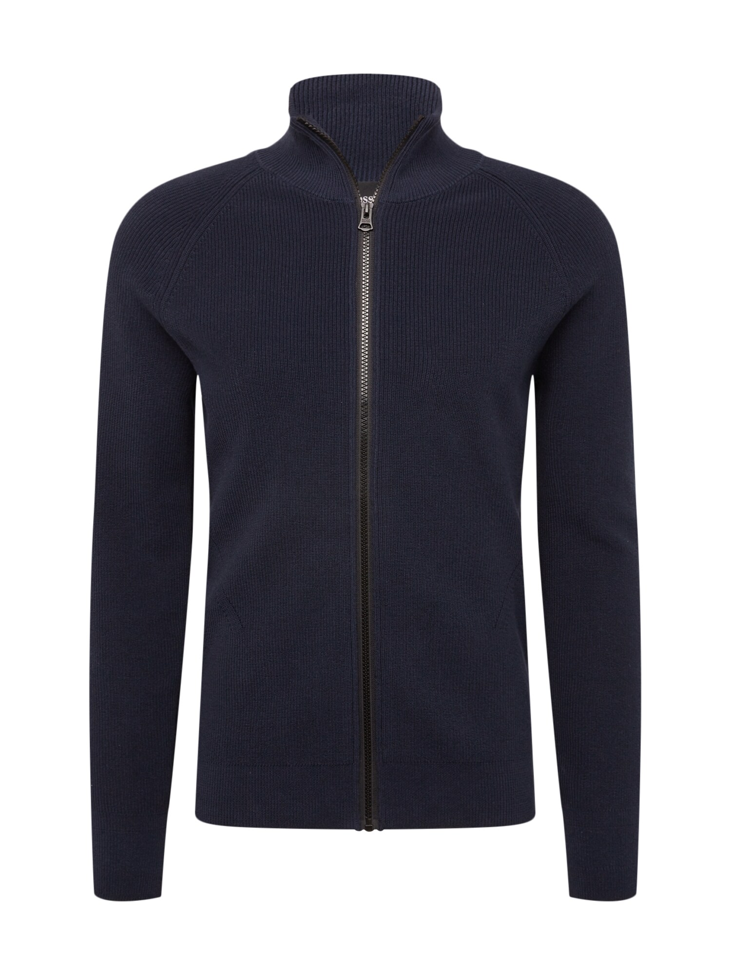 Boss Heren Gebreid Vest Akarlott Donkerblauw boss kopen in de aanbieding