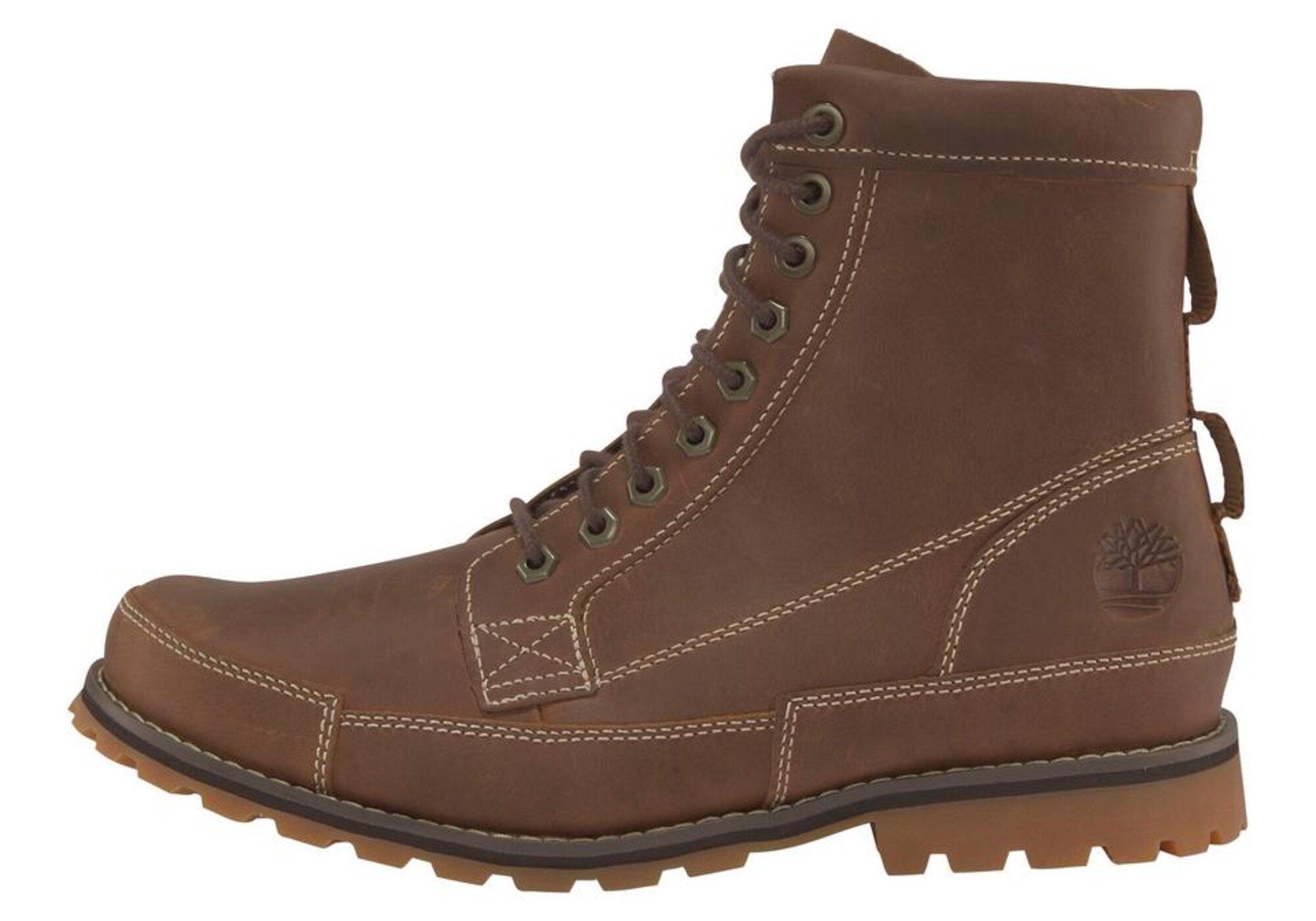 TIMBERLAND Suvarstomieji batai  ruda