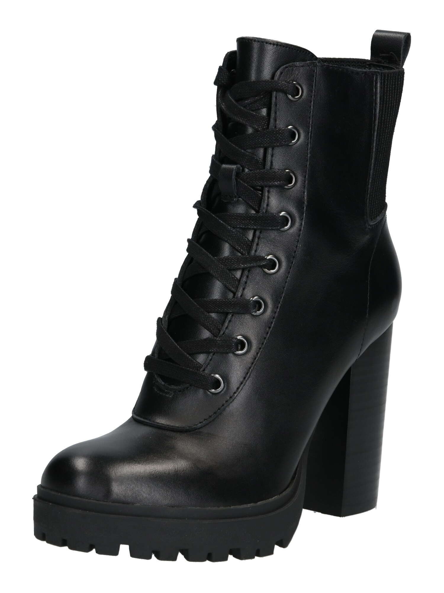 STEVE MADDEN Suvarstomieji kulkšnis dengiantys batai 'LATCH'  juoda