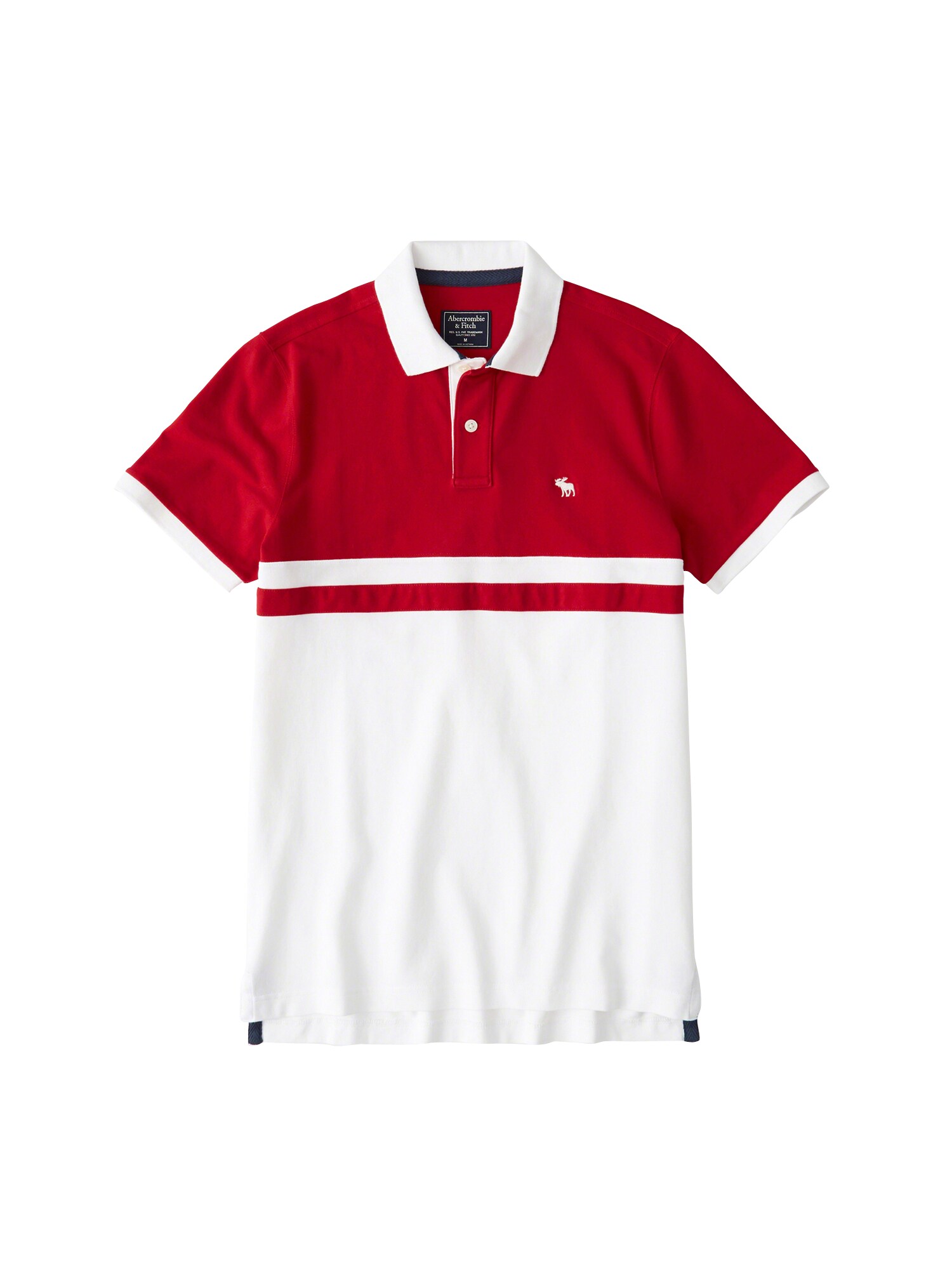 Abercrombie Fitch Heren Shirt Dtc Buoy Rood Wit abercrombie fitch kopen in de aanbieding