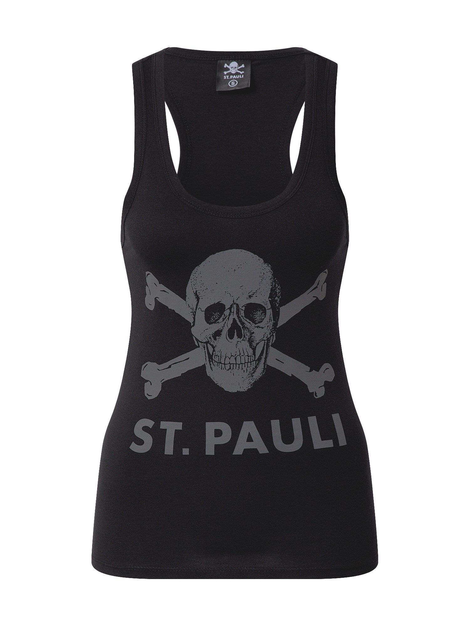 FC St. Pauli Palaidinė be rankovių 'Totenkopf'  pilka / juoda