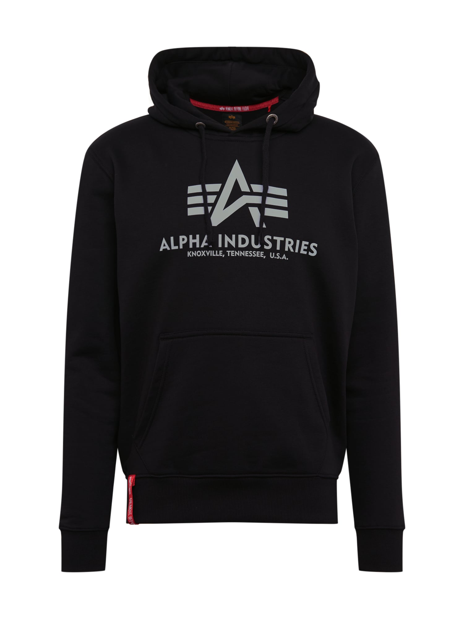 ALPHA INDUSTRIES Sveter  čierna / biela