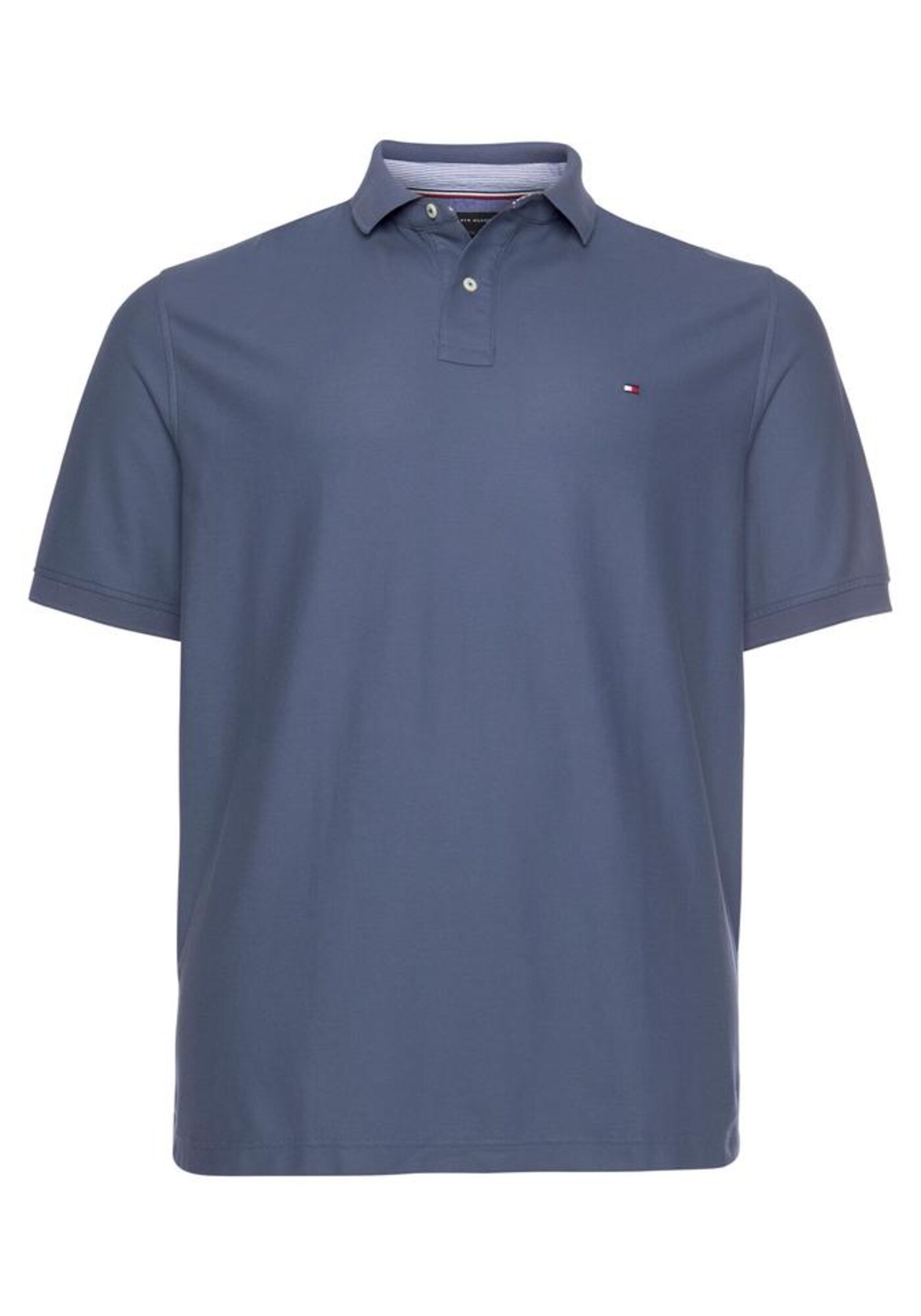 TOMMY HILFIGER Marškinėliai  melsvai pilka / tamsiai mėlyna / balta / raudona