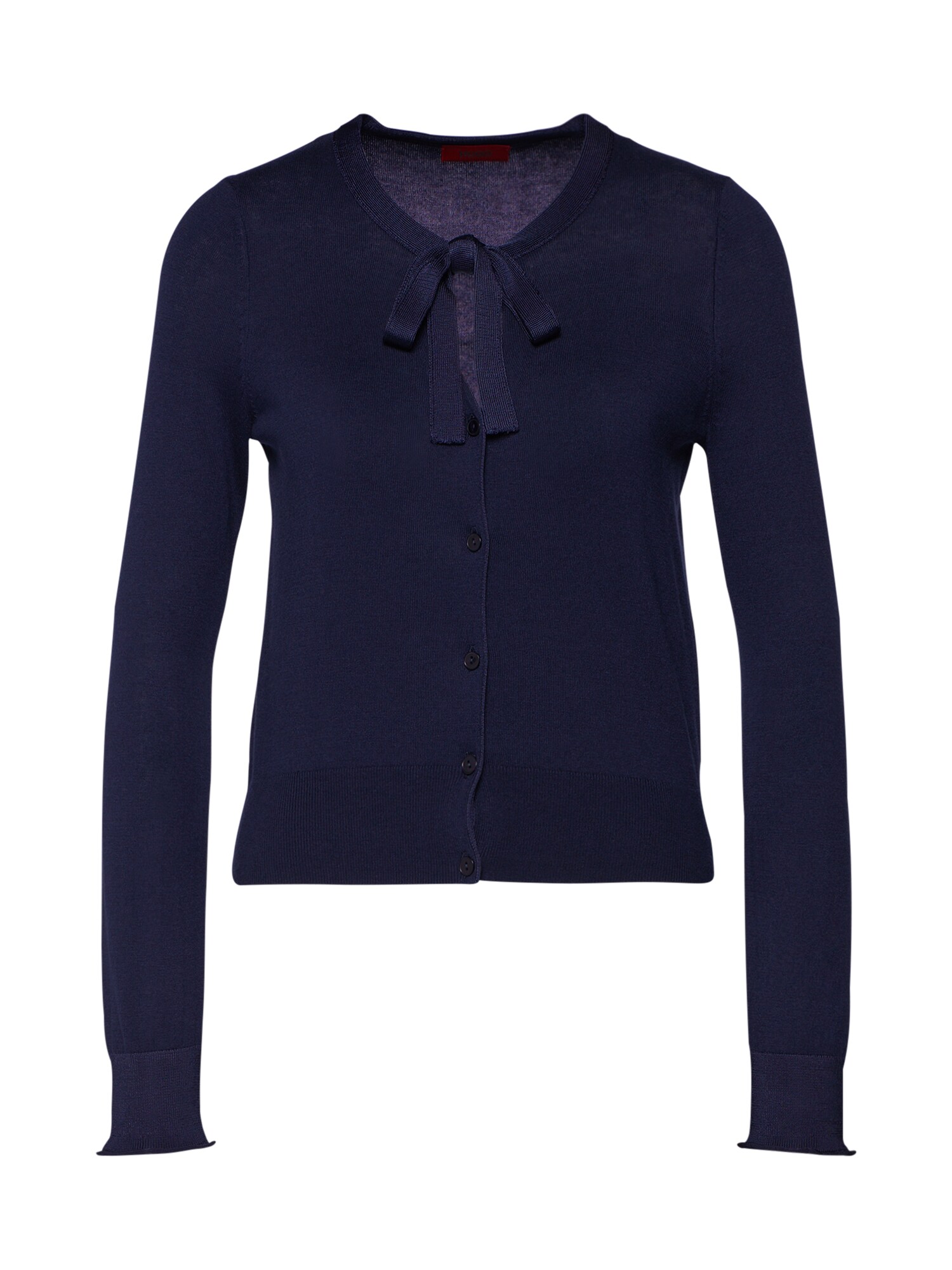 Hugo Dames Gebreid Vest Sotalia Blauw hugo kopen in de aanbieding