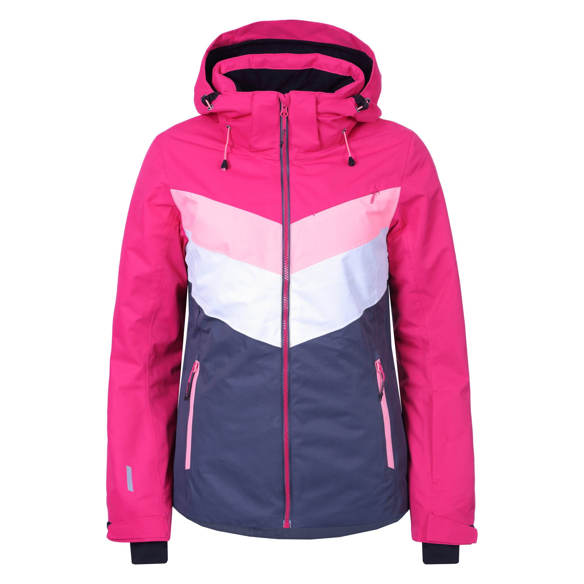 Icepeak Dames Sportjas Kate Marine Pink Rosa Wit icepeak kopen in de aanbieding