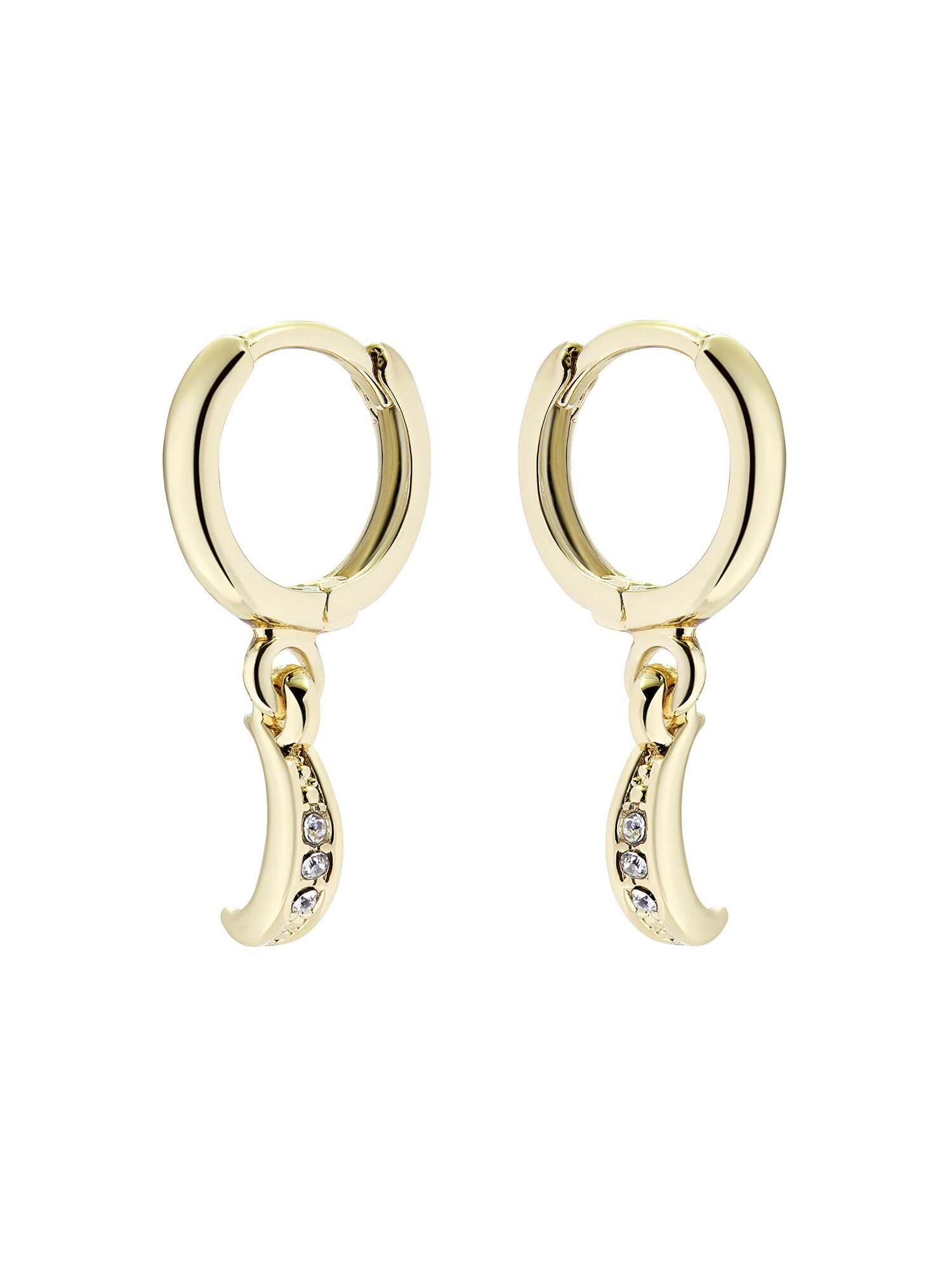Ted Baker Auskarai 'Crescent Moon Huggie'  auksas