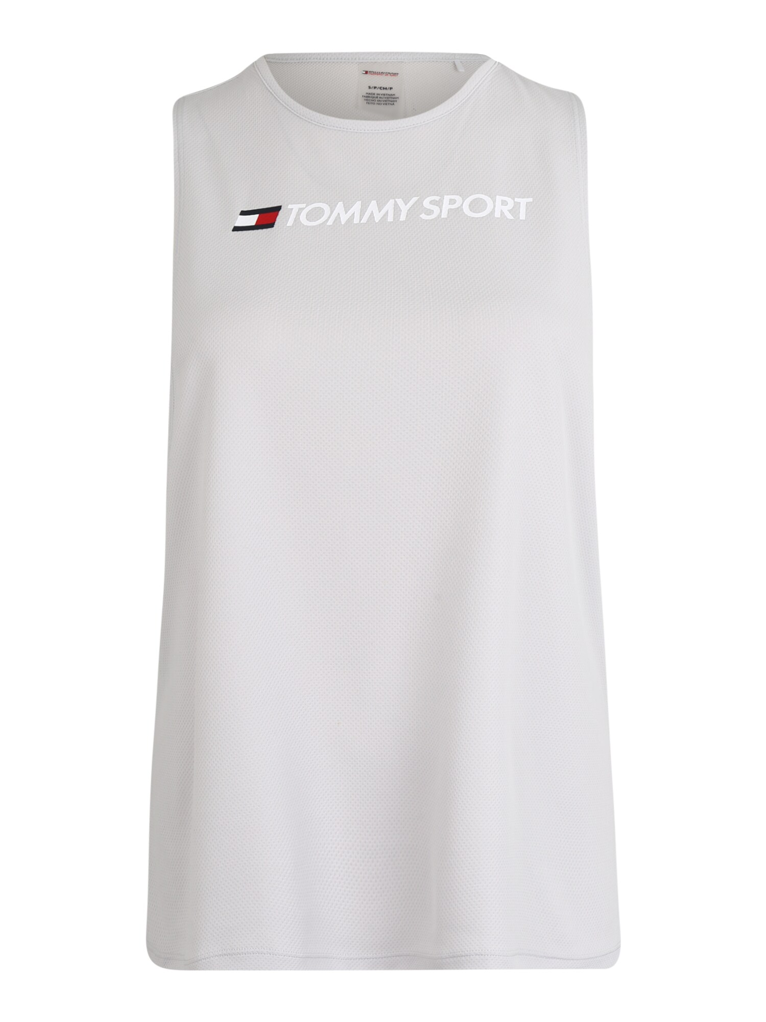 Tommy Sport Sportiniai marškinėliai be rankovių  balta
