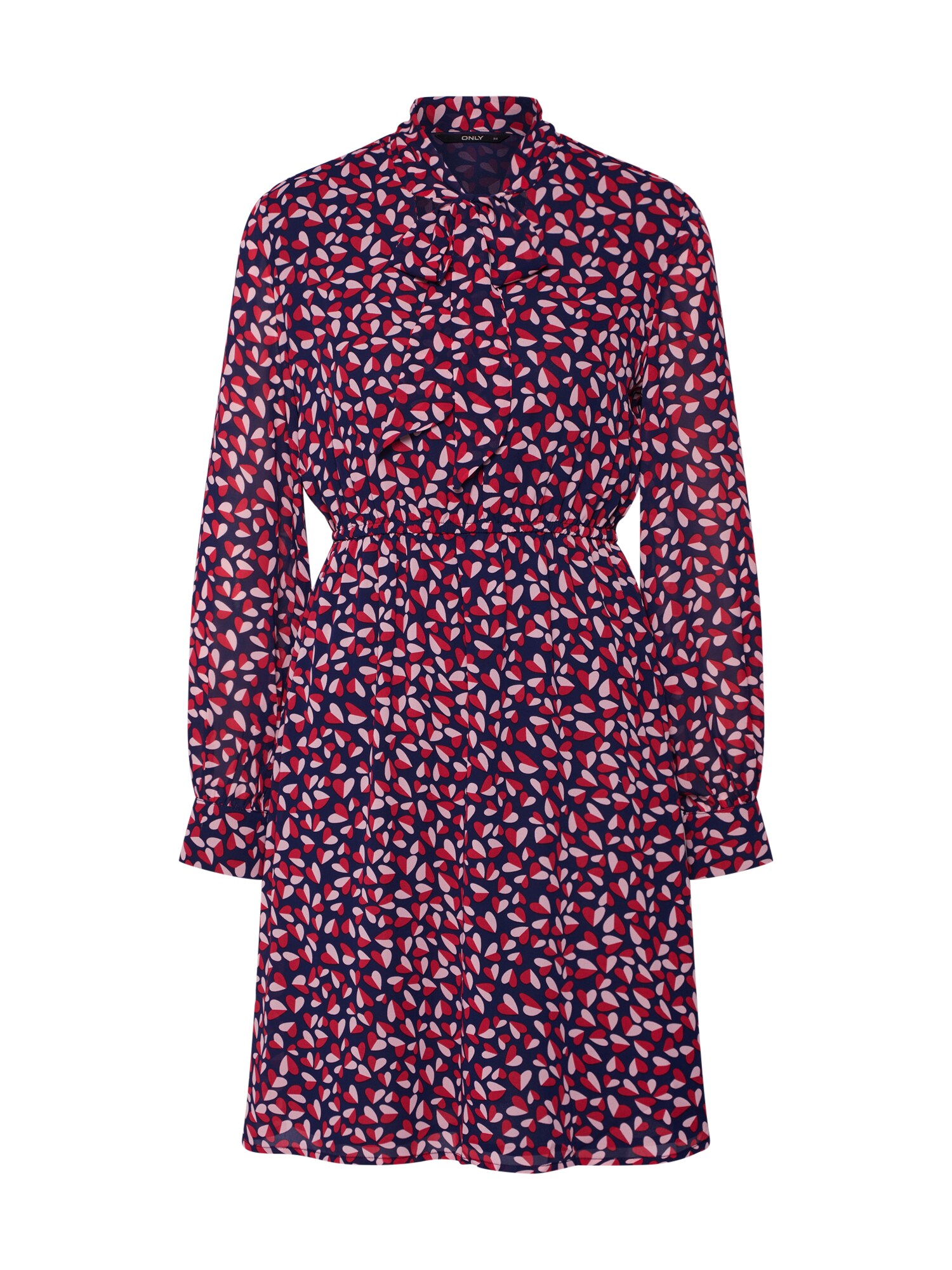 Only Dames Blousejurk Lisa Nachtblauw Rood only kopen in de aanbieding