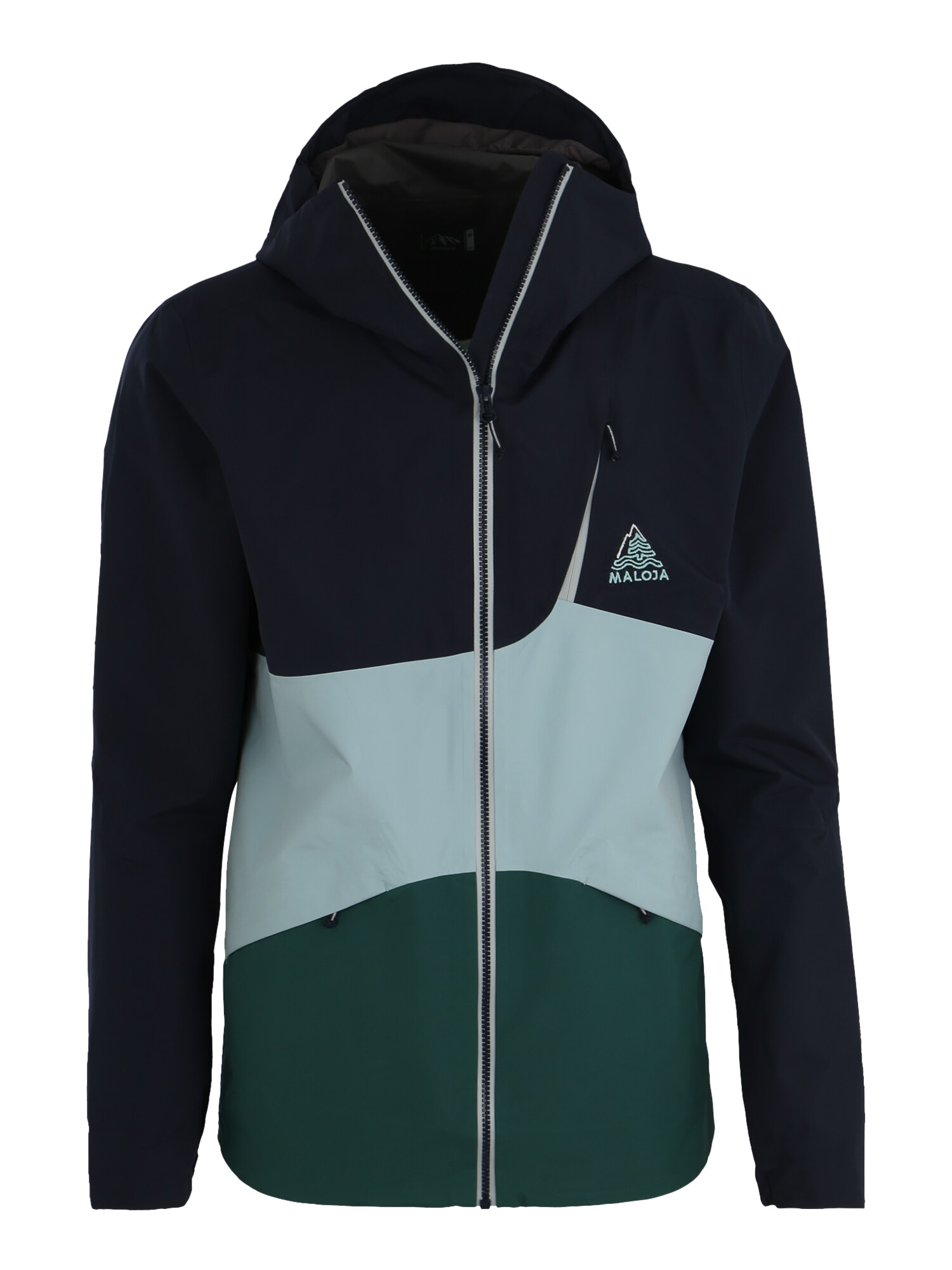 Maloja Heren Outdoorjas Rovenm Spar Zwart Wit maloja kopen in de aanbieding