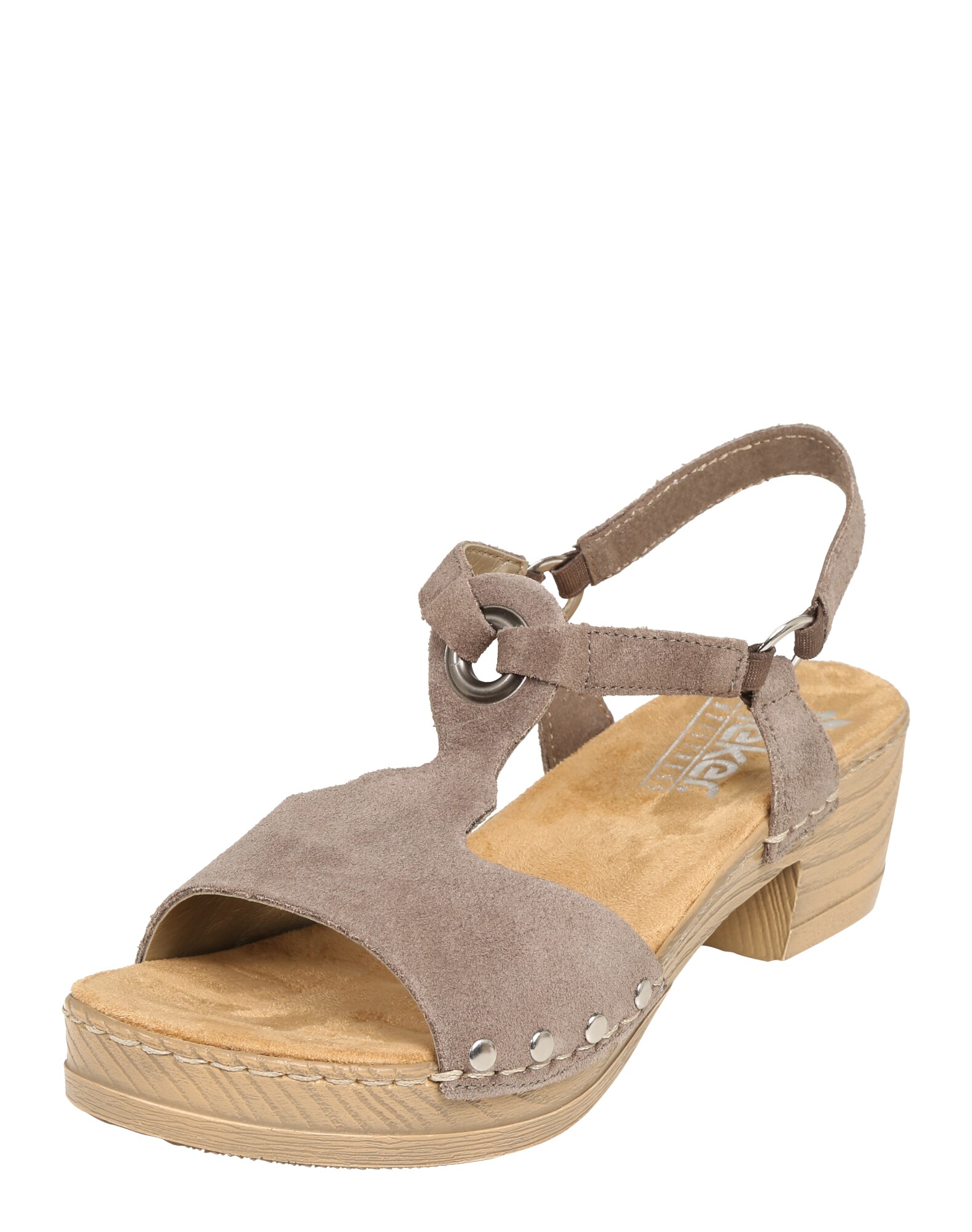 Rieker Dames Sandaal Taupe rieker kopen in de aanbieding