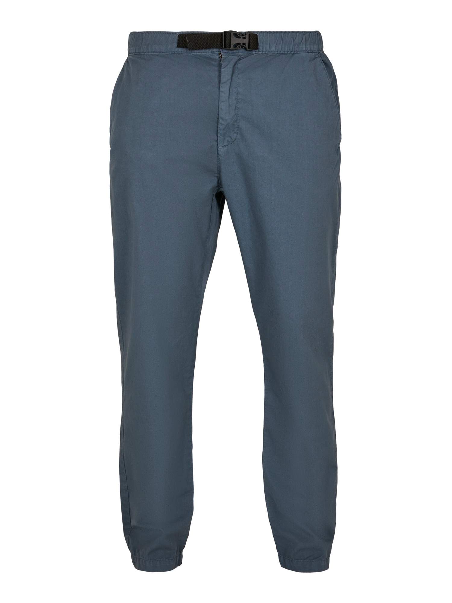 Urban Classics Chino stiliaus kelnės  melsvai pilka / juoda