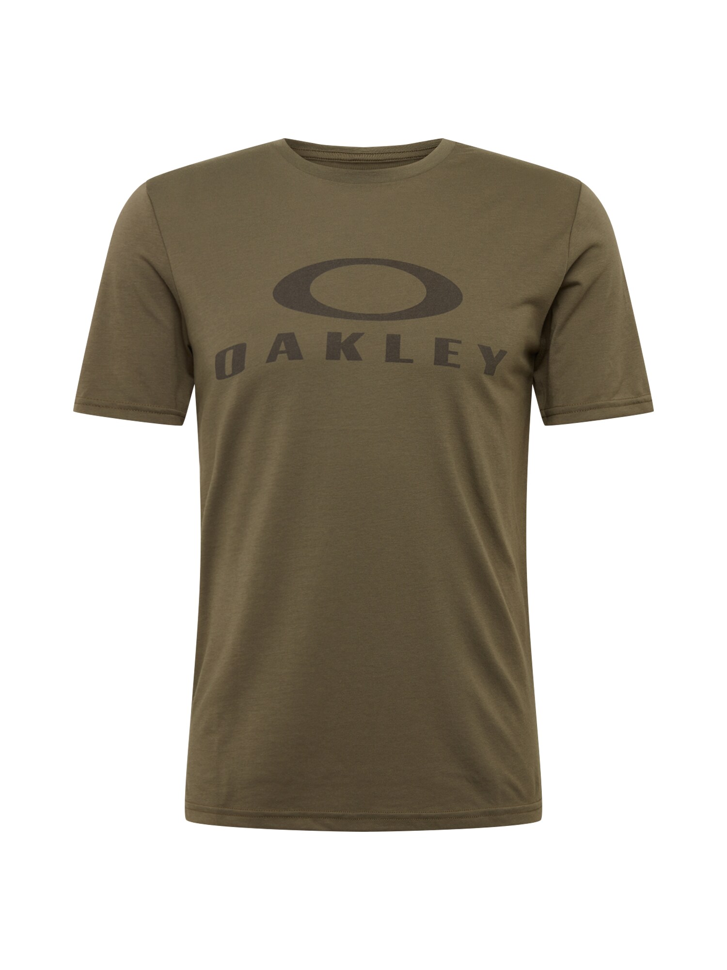 OAKLEY Sportiniai marškinėliai 'O Bark'  rusvai žalia