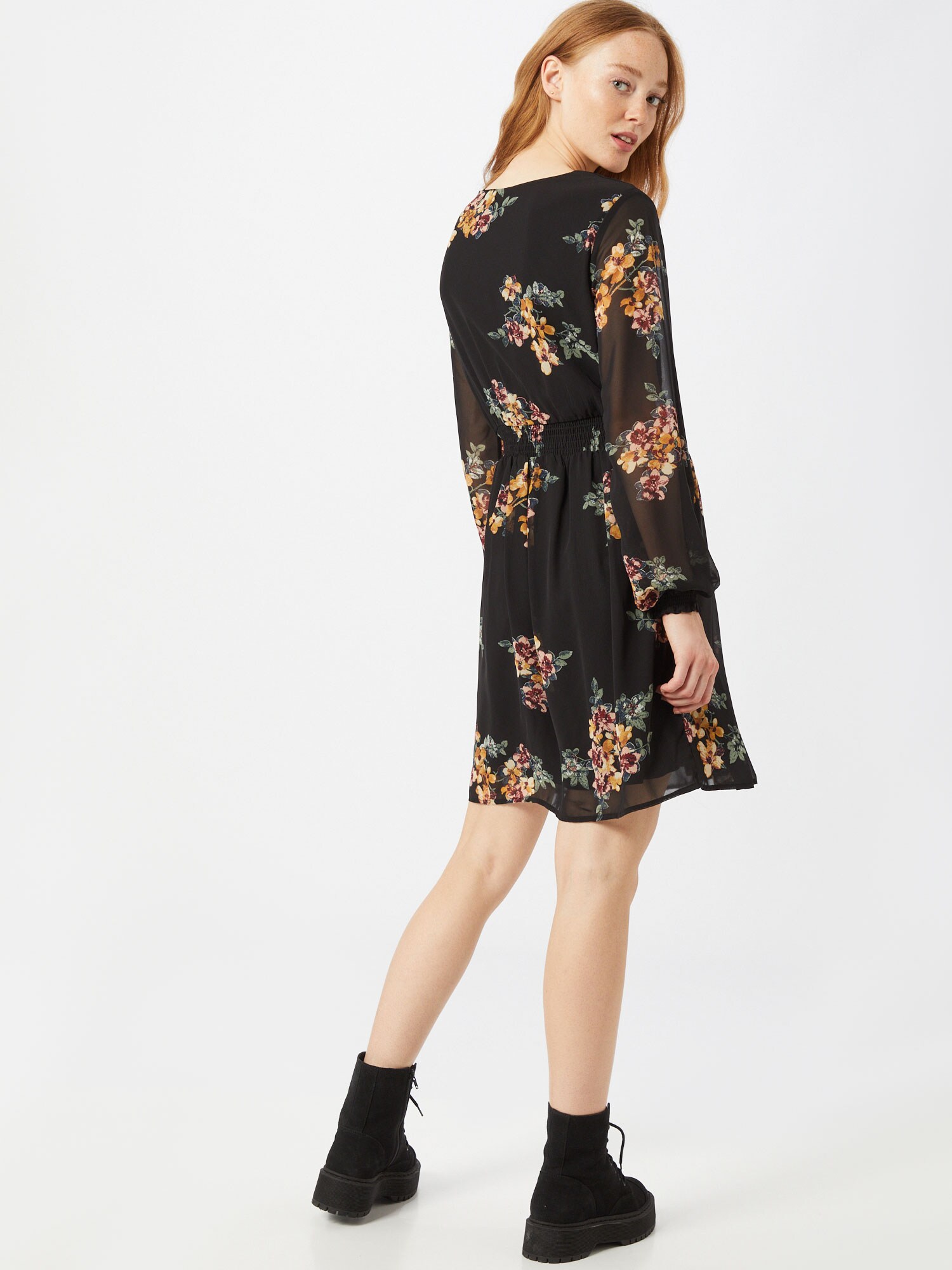 VERO MODA Šaty zmiešané farby / čierna (obrázok 3)