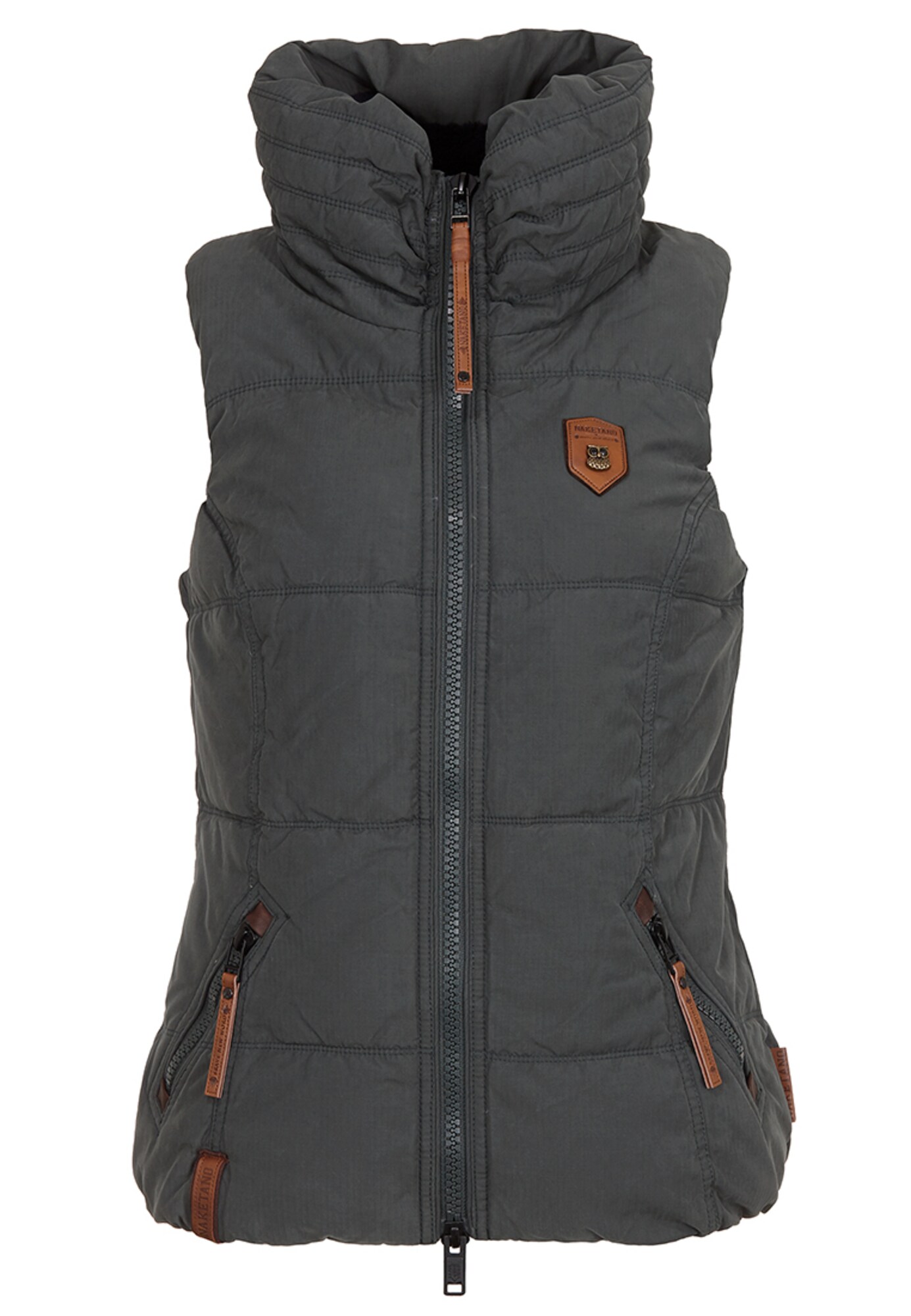 Aanbieding: Naketano Dames Bodywarmer Hasenbergl Flavour Kaki