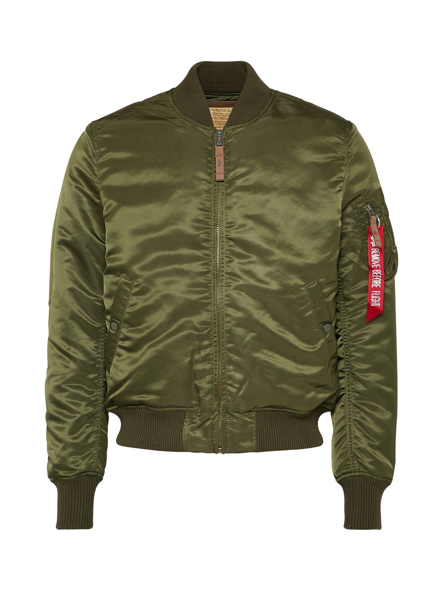 ALPHA INDUSTRIES Demisezoninė striukė 'MA-1 VF 59'  tamsiai žalia