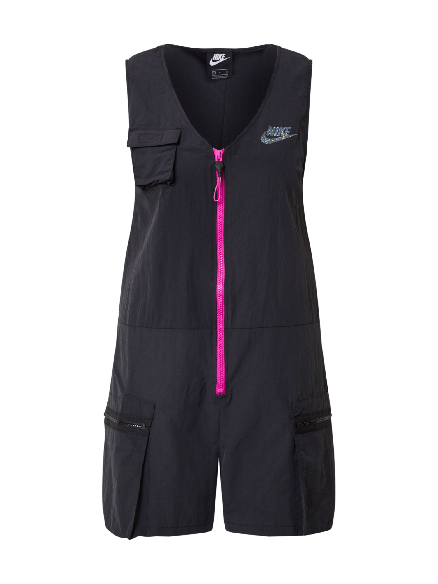 Nike Sportswear Kombinezono tipo kostiumas 'W NSW ICN CLSH ROMPER'  juoda