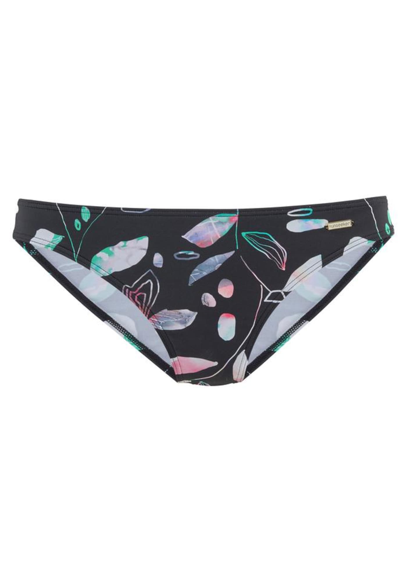 SUNSEEKER Slip costum de baie Leaves  negru