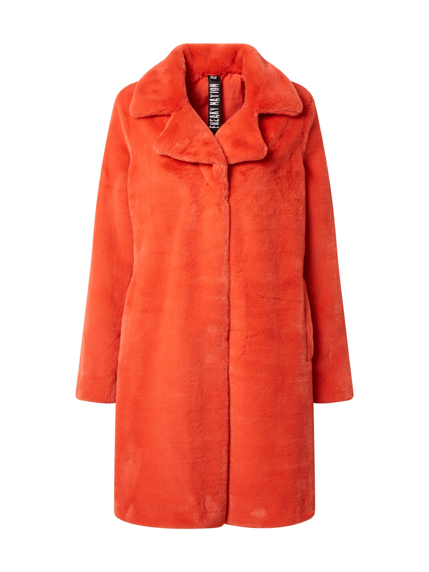 FREAKY NATION Žieminis paltas 'Plush Love'  oranžinė-raudona