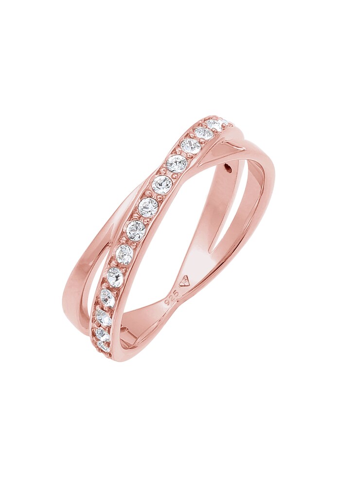 ELLI Ring Damen Größe 58 rosegold / rosé