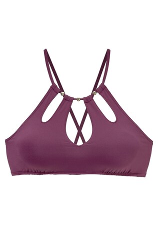 LASCANA, Bikini felső 'Italy', lila