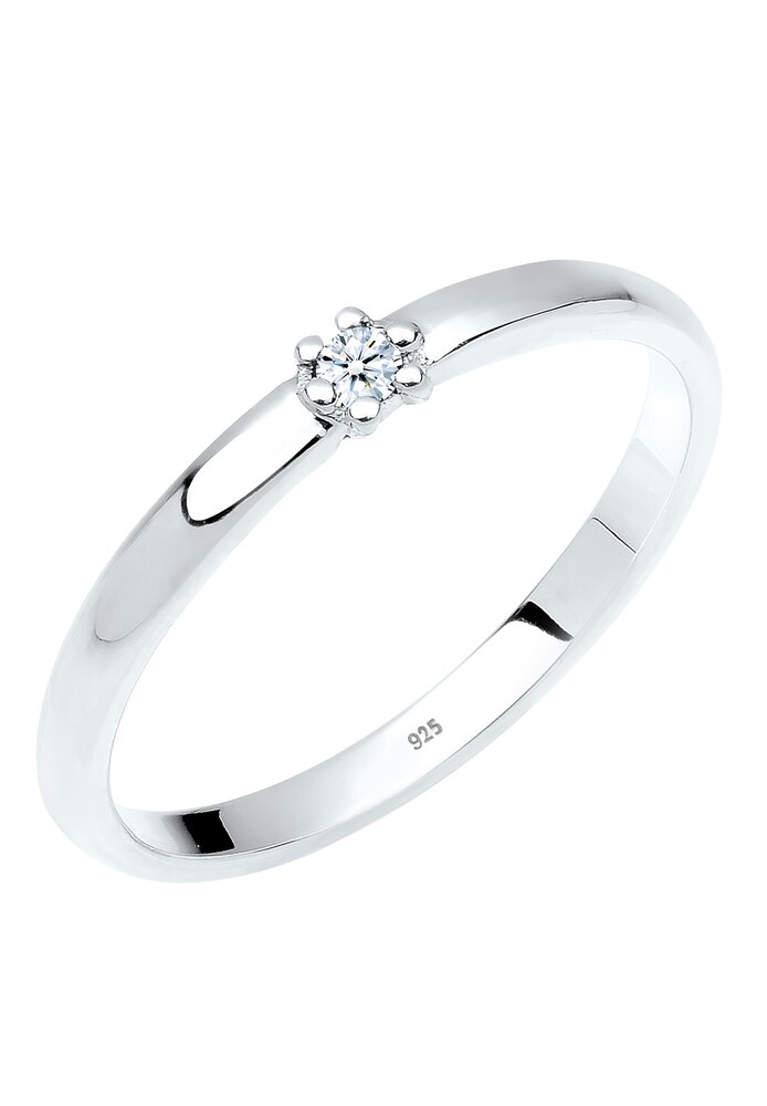Elli DIAMONDS Ring Damen Größe 56 silber