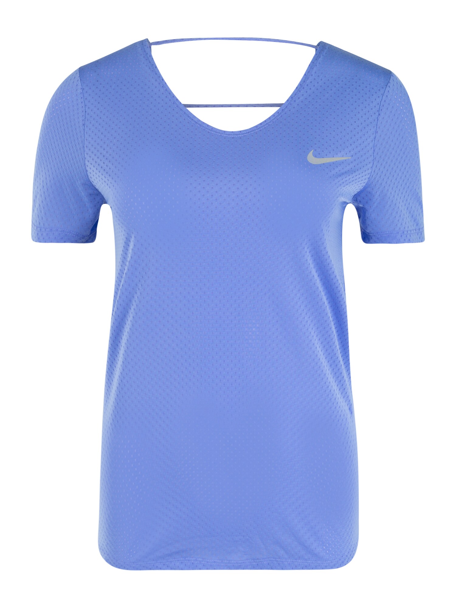 NIKE Sportiniai marškinėliai  safyro / šviesiai pilka