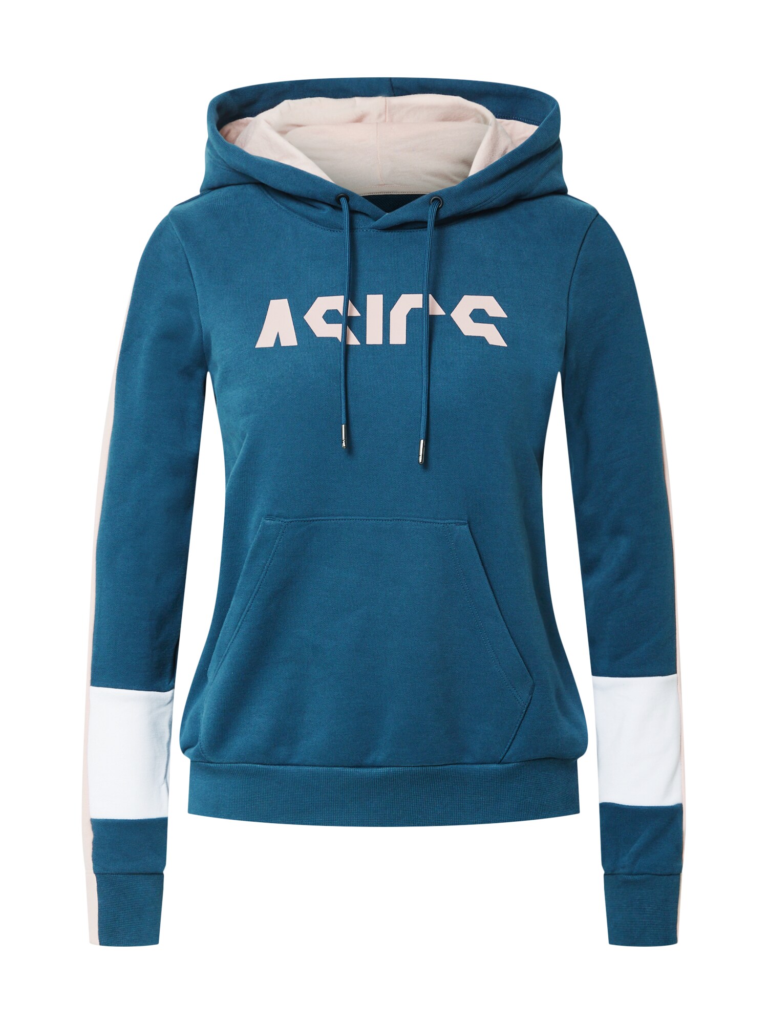 ASICS Sportinio tipo megztinis  mėlyna / rožių spalva / balta