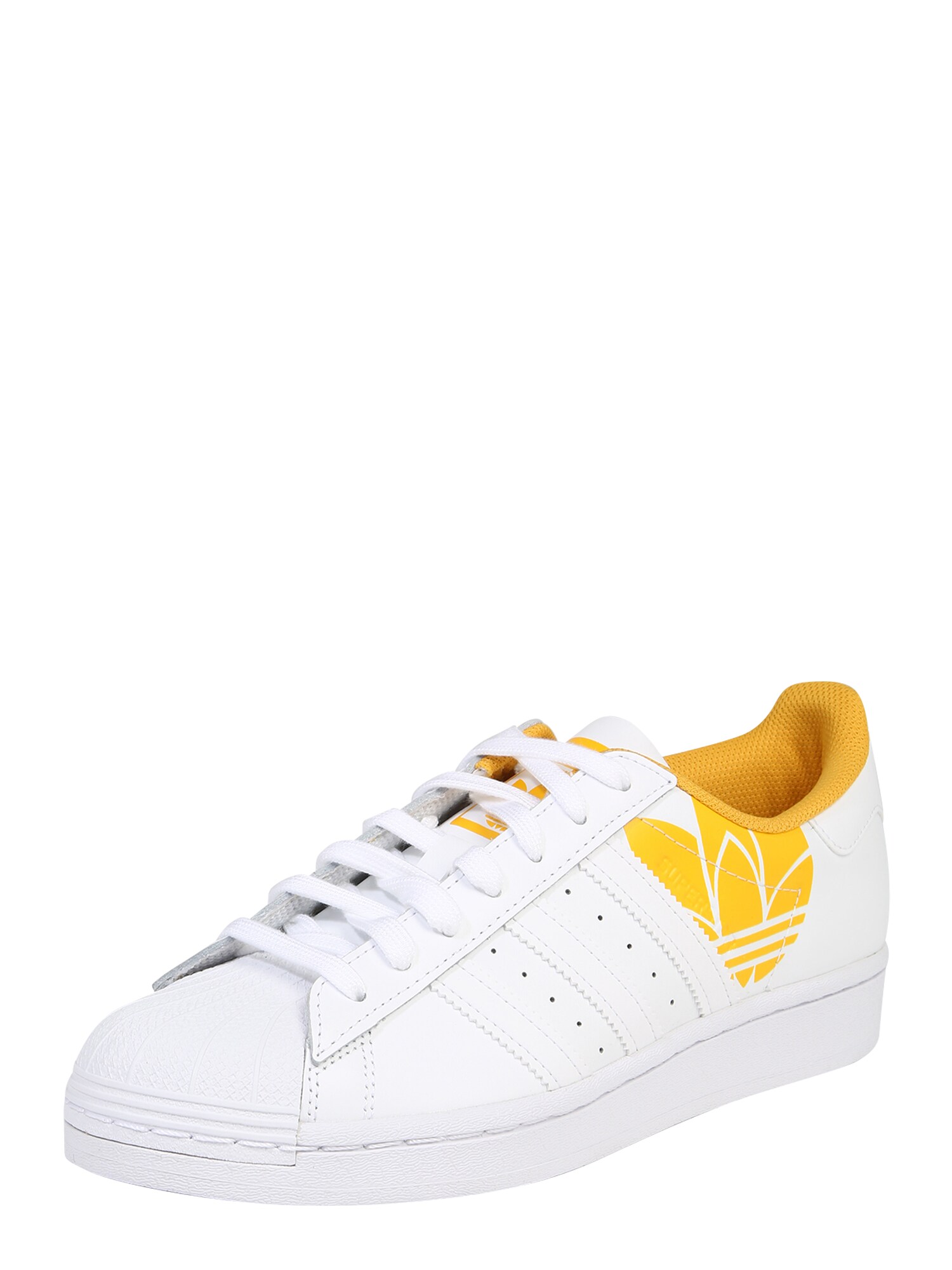 ADIDAS ORIGINALS Sportbačiai be auliuko 'Superstar'  geltona / balta
