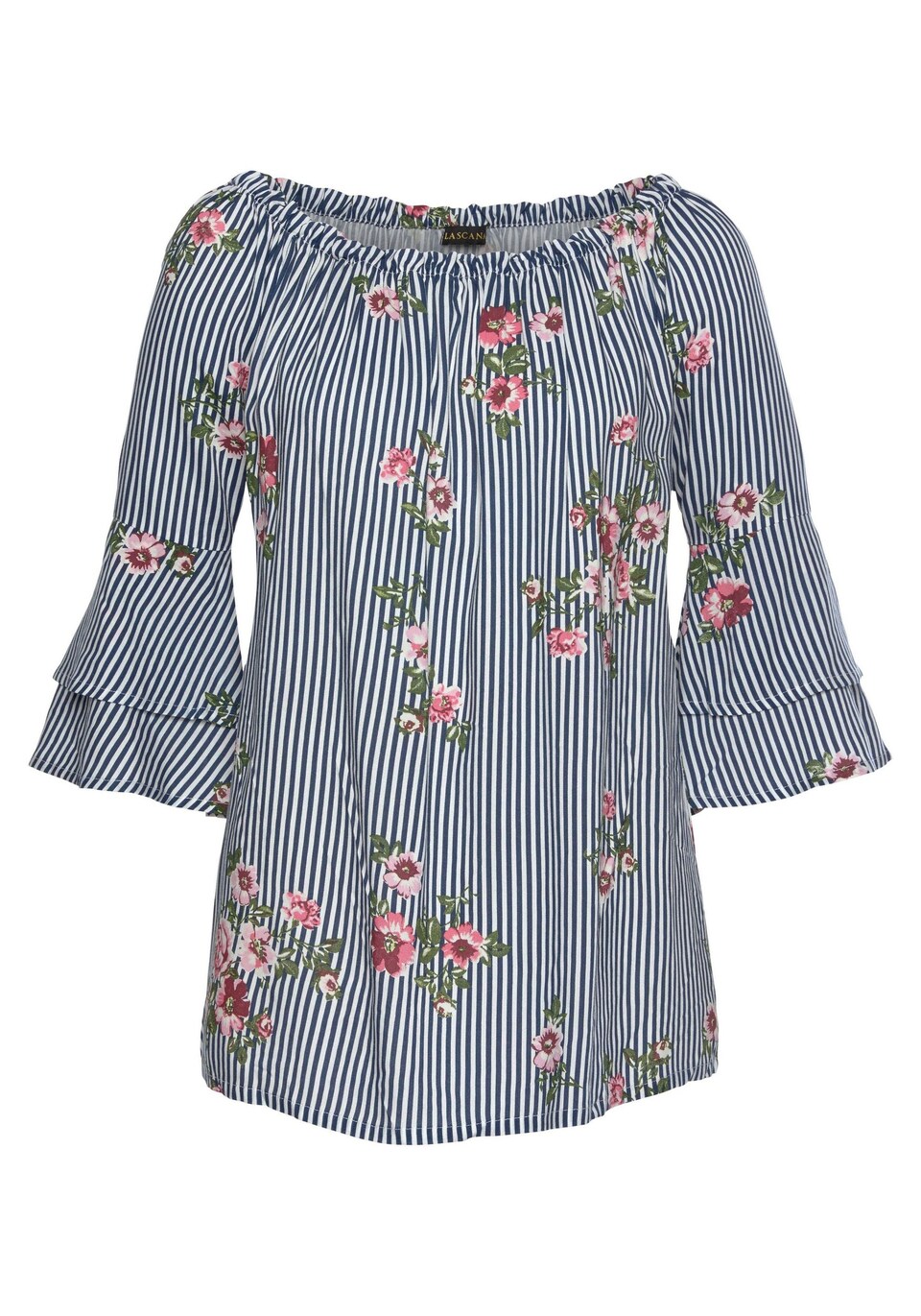 Blus grön / rosa