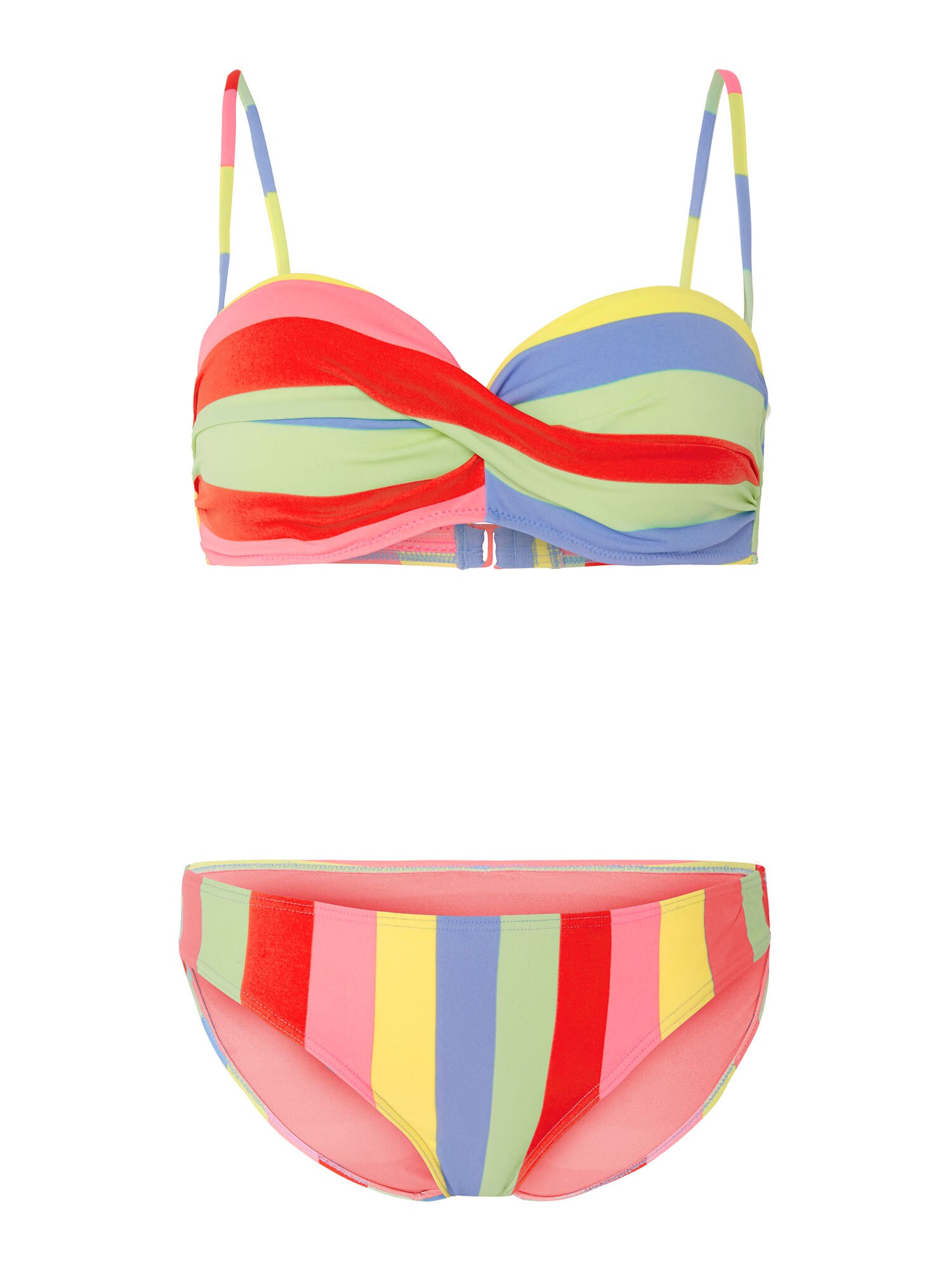 CHIEMSEE Sportinis bikinis  žalia / raudona