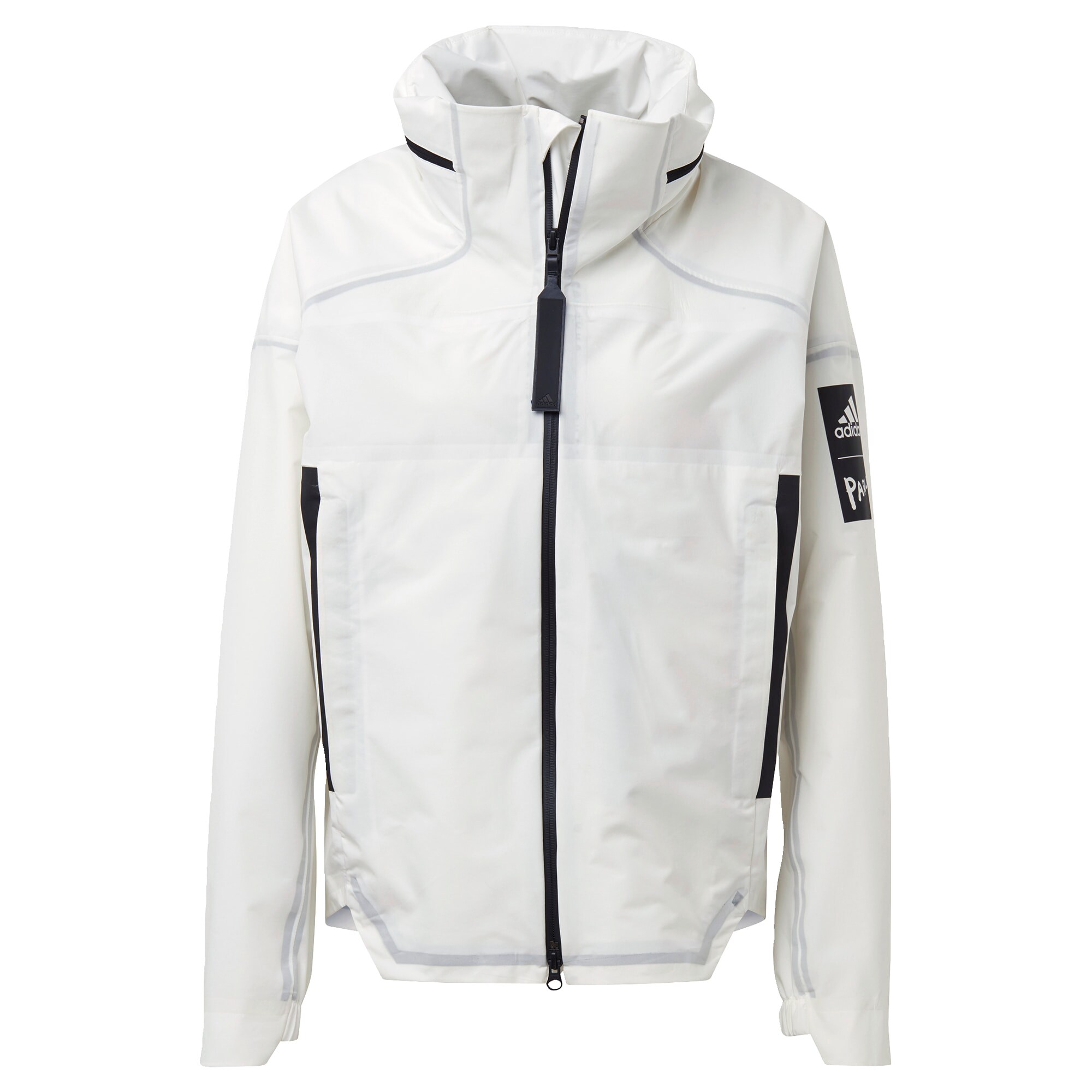 ADIDAS PERFORMANCE Laisvalaikio striukė  balta / juoda