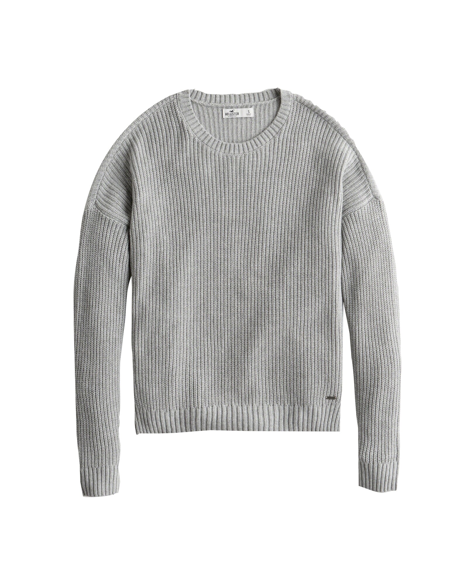 Hollister Dames Trui Ore Shaker Crew Grijs hollister kopen in de aanbieding