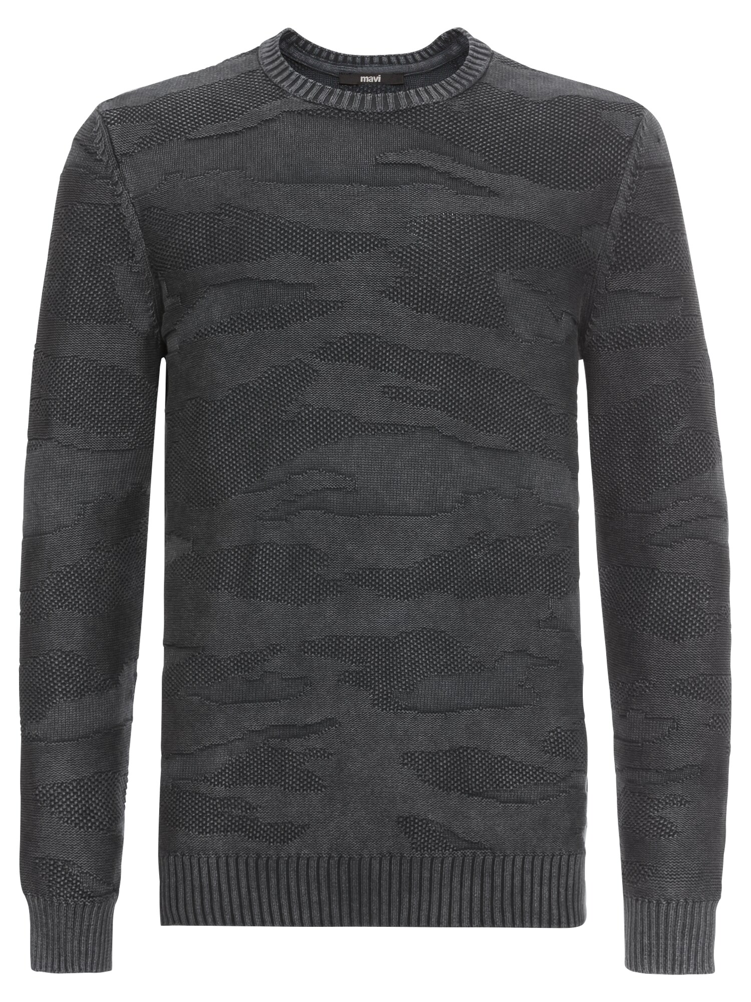 Mavi Pullover JACQUARD SWEATER dunkelgrau