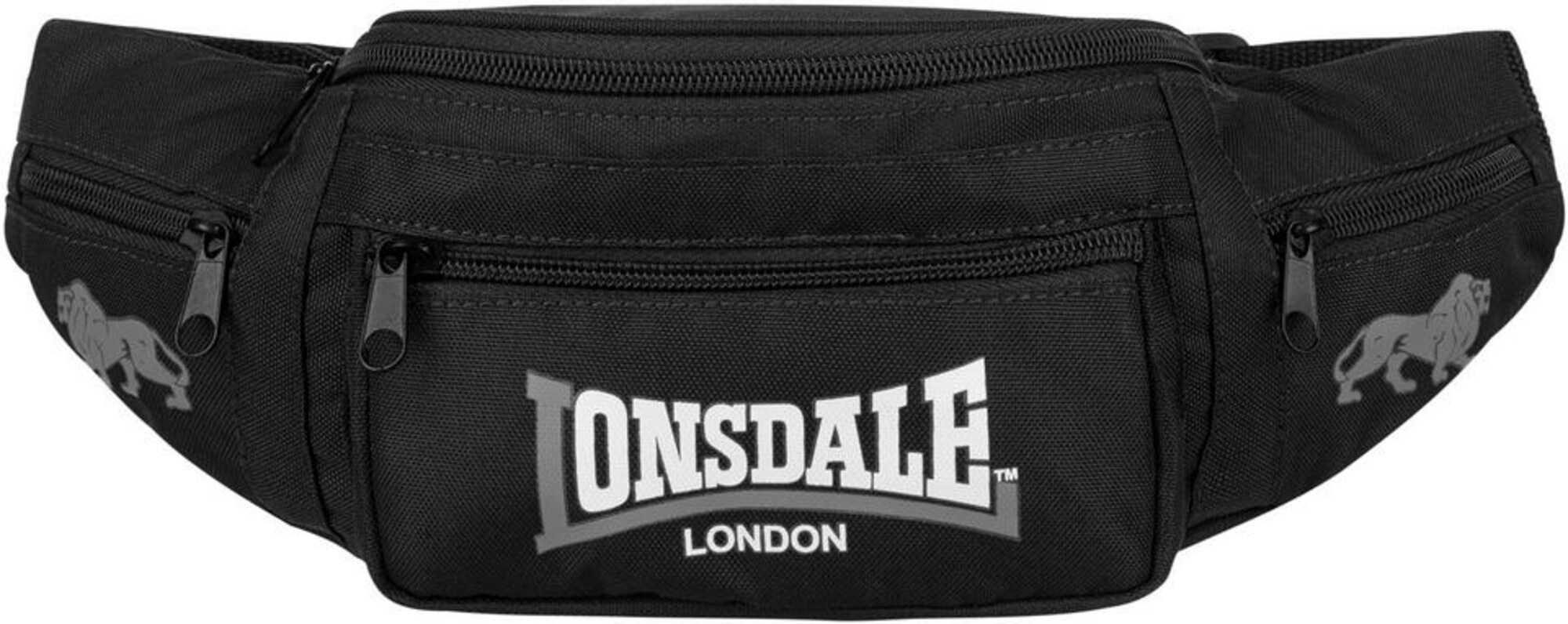 LONSDALE Ľadvinka 'Hip Bag' čierna / biela
