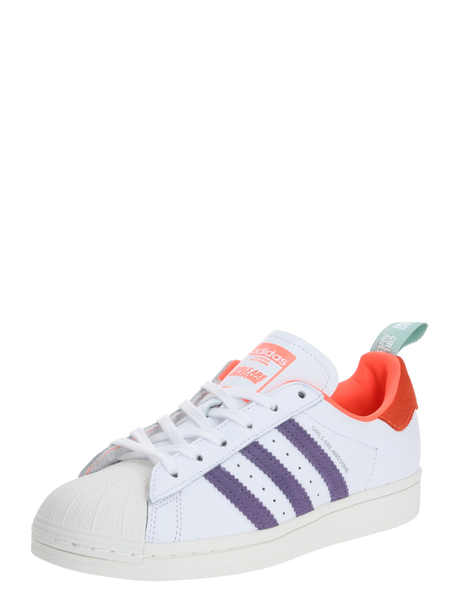 ADIDAS ORIGINALS Sportbačiai be auliuko  purpurinė / raudona / balta