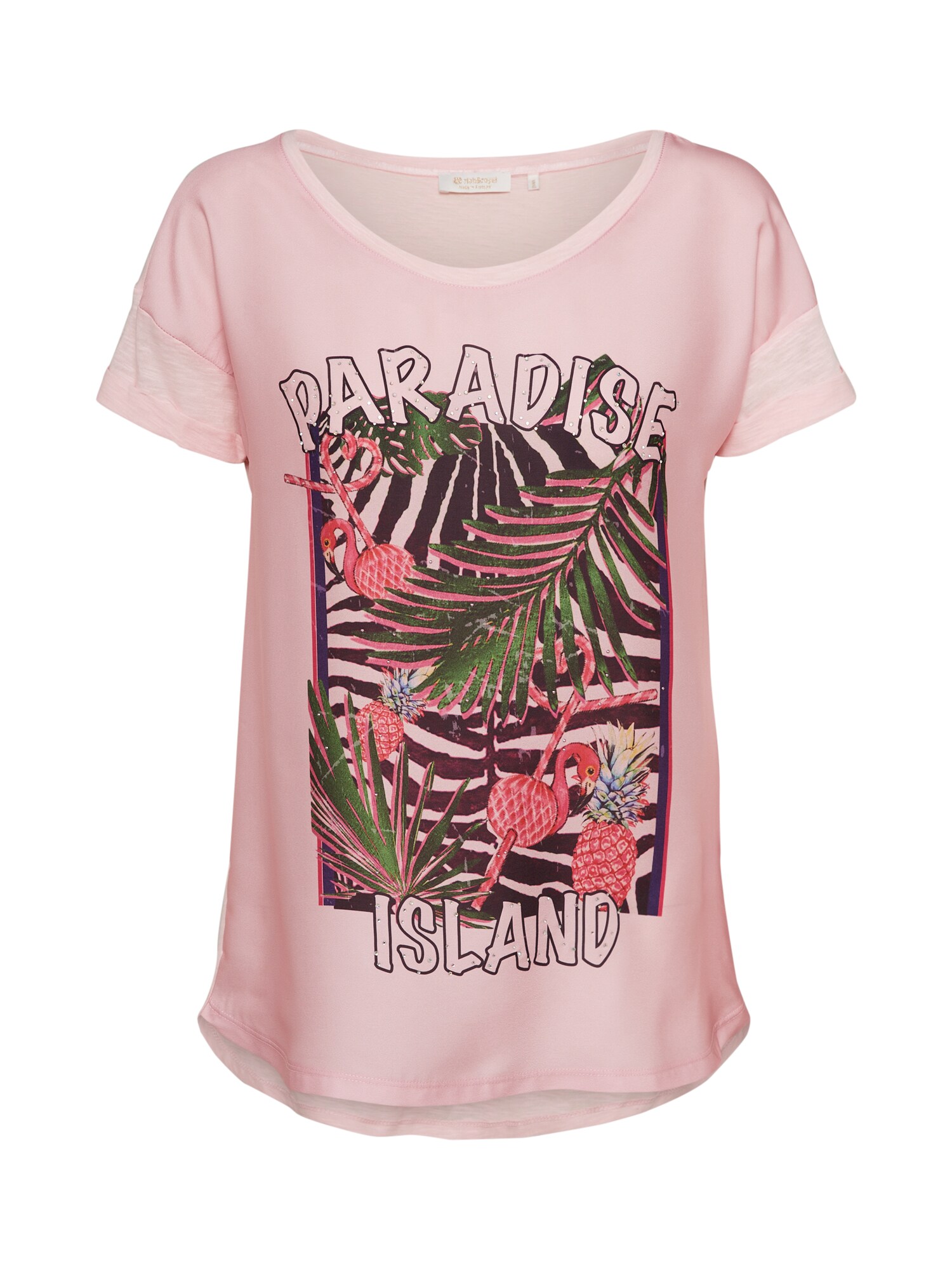 Rich Royal Dames Shirt Rosa Zwart rich royal kopen in de aanbieding