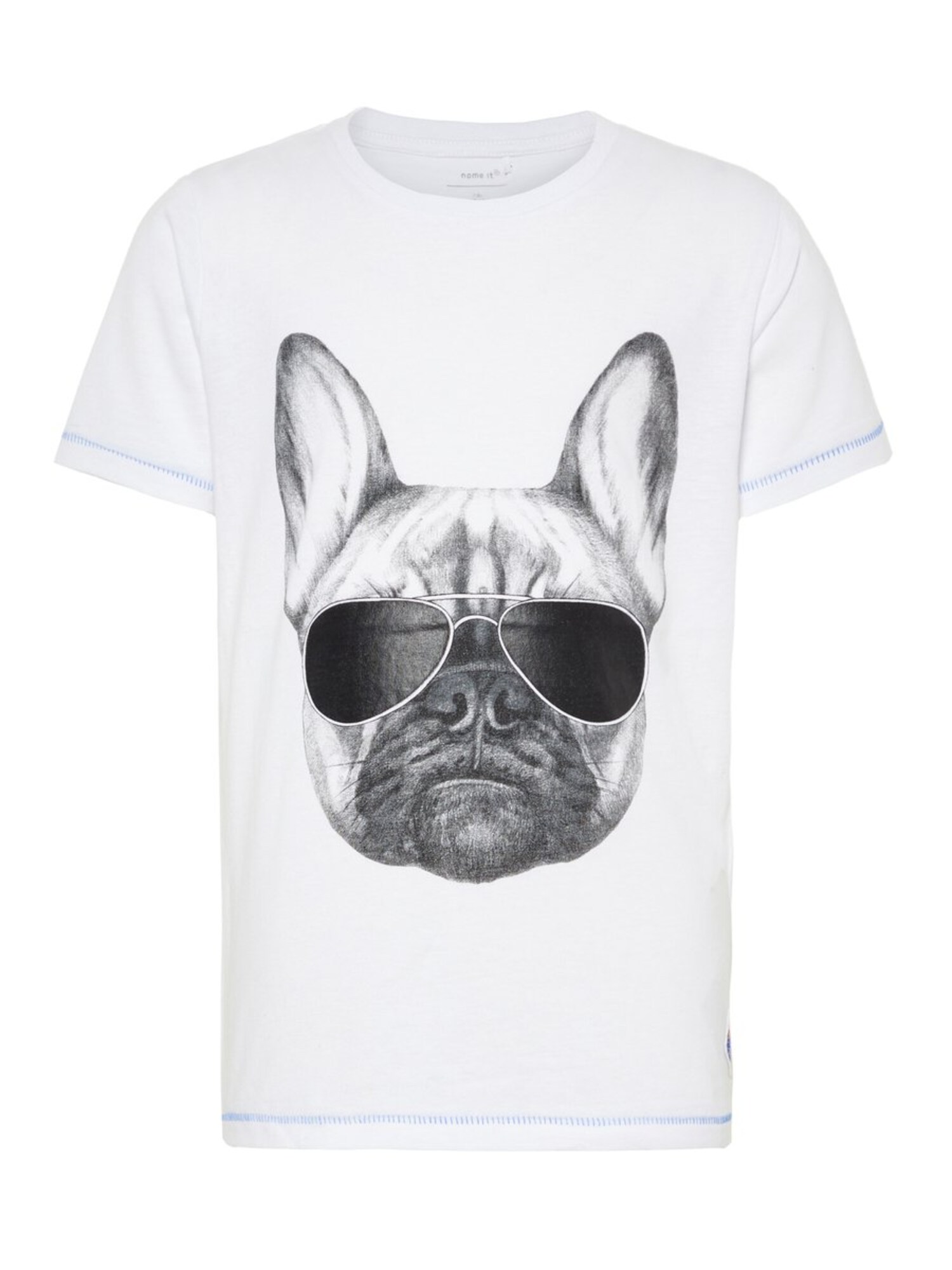 Name It Jongens Shirt Grafiet Wit name it kopen in de aanbieding