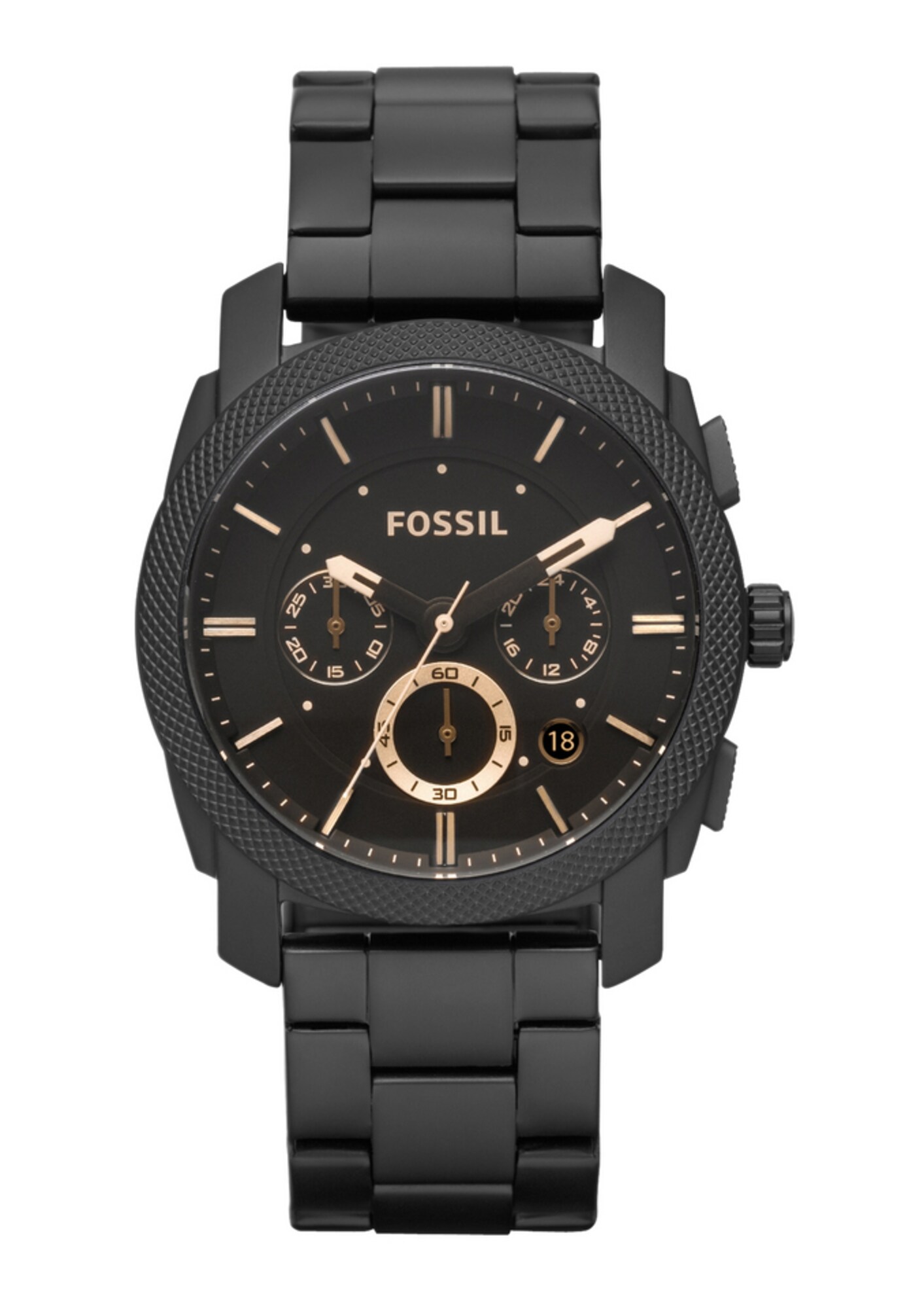FOSSIL Analoginis (įprastinio dizaino) laikrodis 'Machine'  juoda