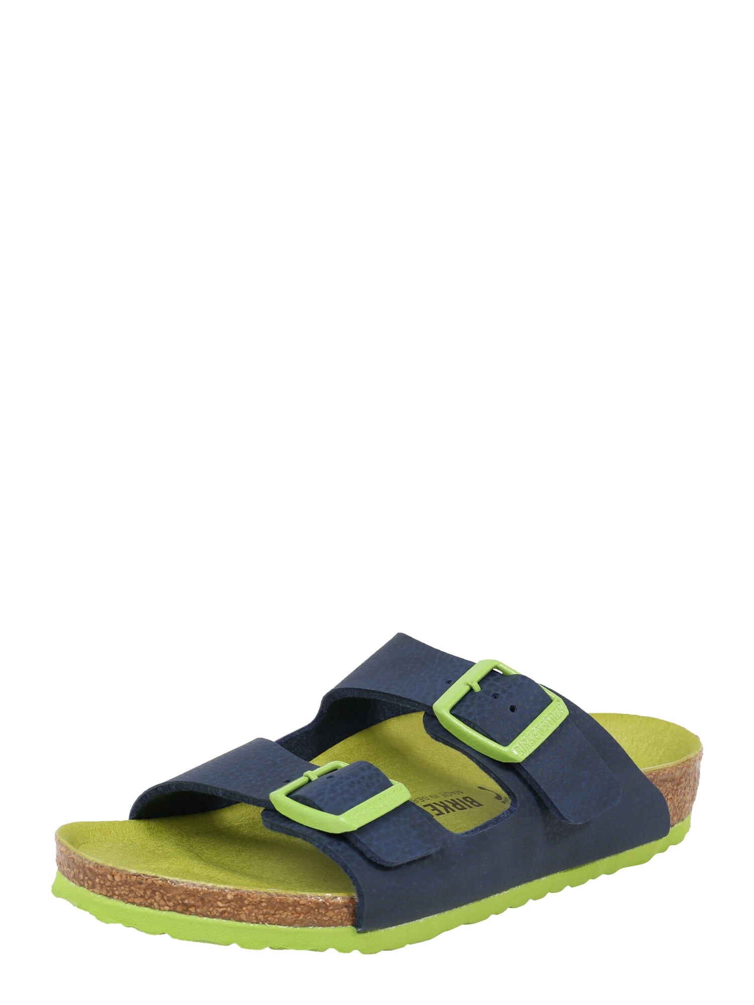 Birkenstock Meisjes Open Schoenen Arizona Bf Blauw Neongroen birkenstock kopen in de aanbieding