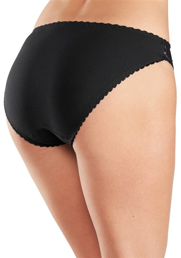 PETITE FLEUR, Slip, fekete, 4 kép a 5 közül