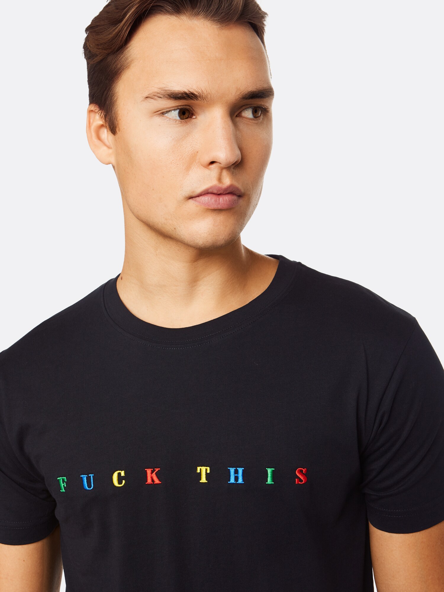 Mister Tee Tričko 'Fuck This' modrá / žltá / zelená / červená / čierna (obrázok 5)